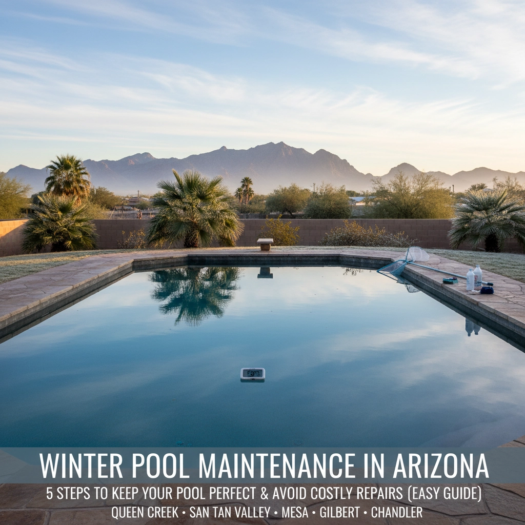 Winter Pool Maintenance in Arizona: 5 Steps How to Keep Your Pool Perfect and Avoid Costly Repairs (Easy Guide for Desert Homeowners)