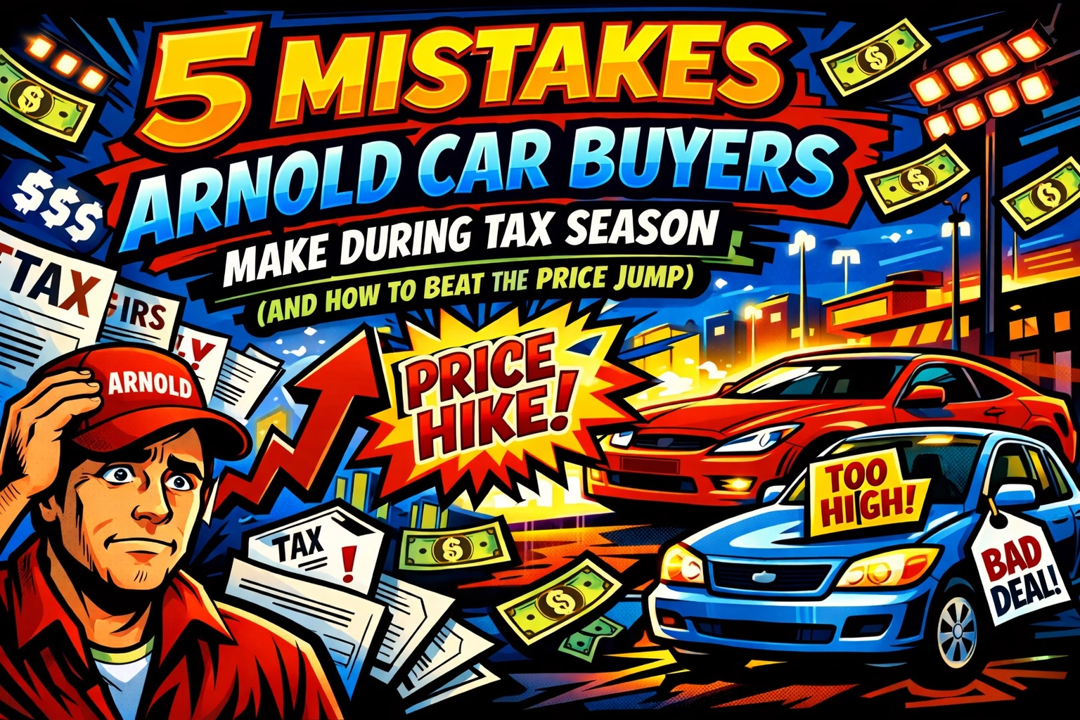 [HERO] 5 Mistakes Arnold Car Buyers Make During Tax Season (And How to Beat the Price Jump)