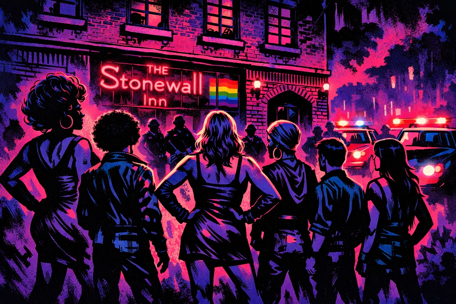 Stonewall Inn uprising 1969 where trans women and drag queens sparked Pride movement