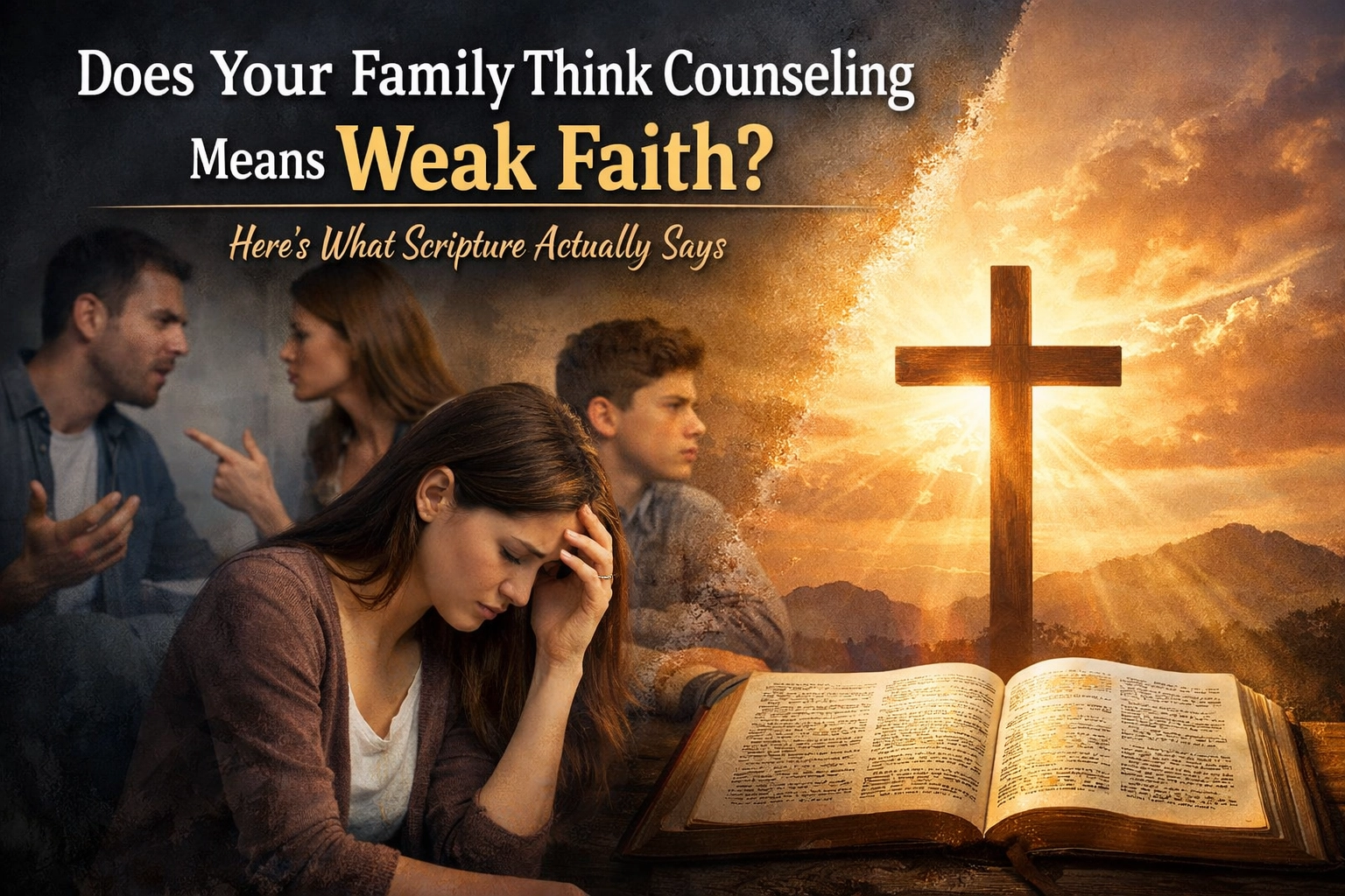 [HERO] Does Your Family Think Counseling Means Weak Faith? Here