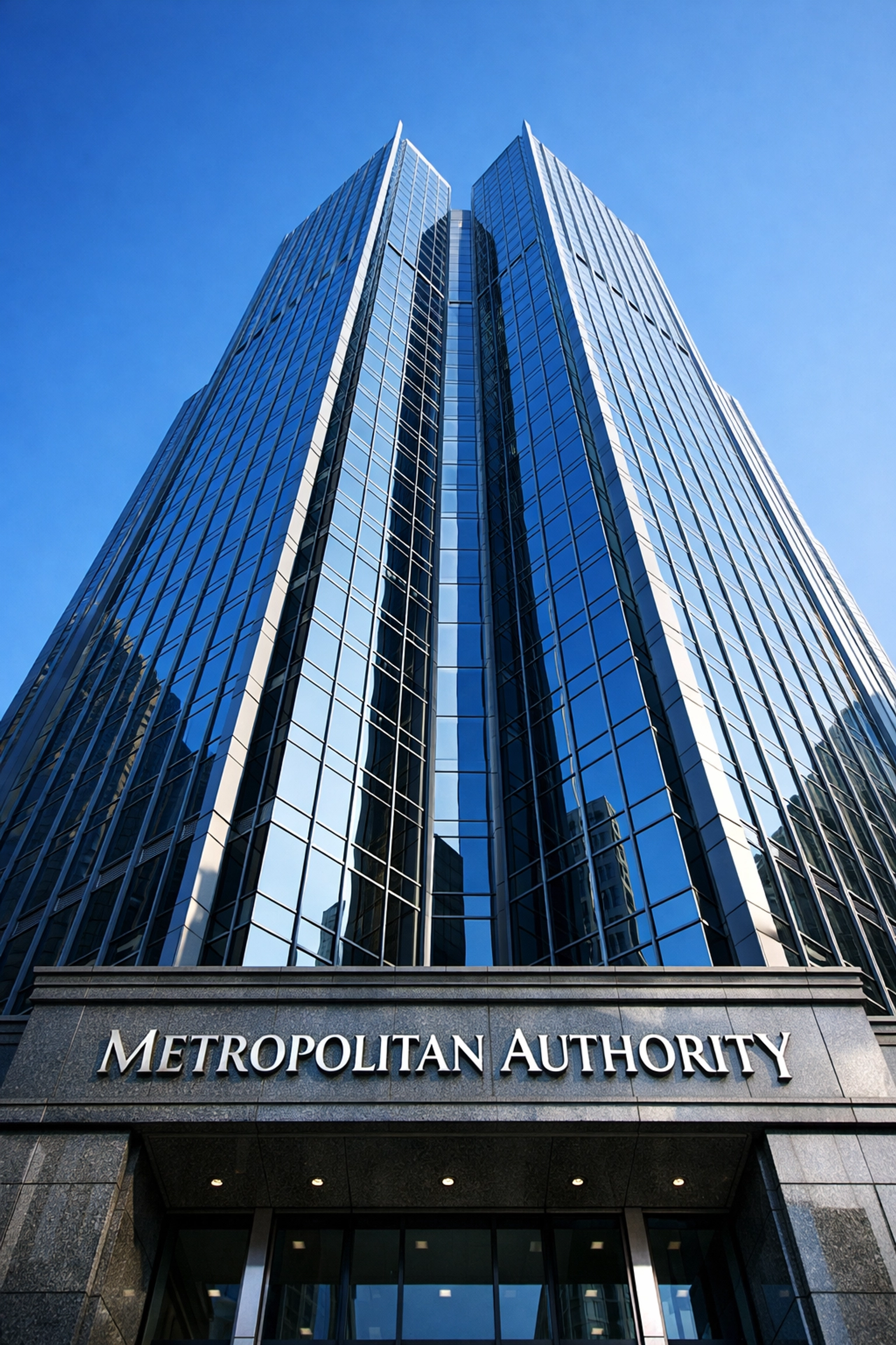A majestic Midwest skyscraper facade symbolizing reliable commercial janitorial services and authority.