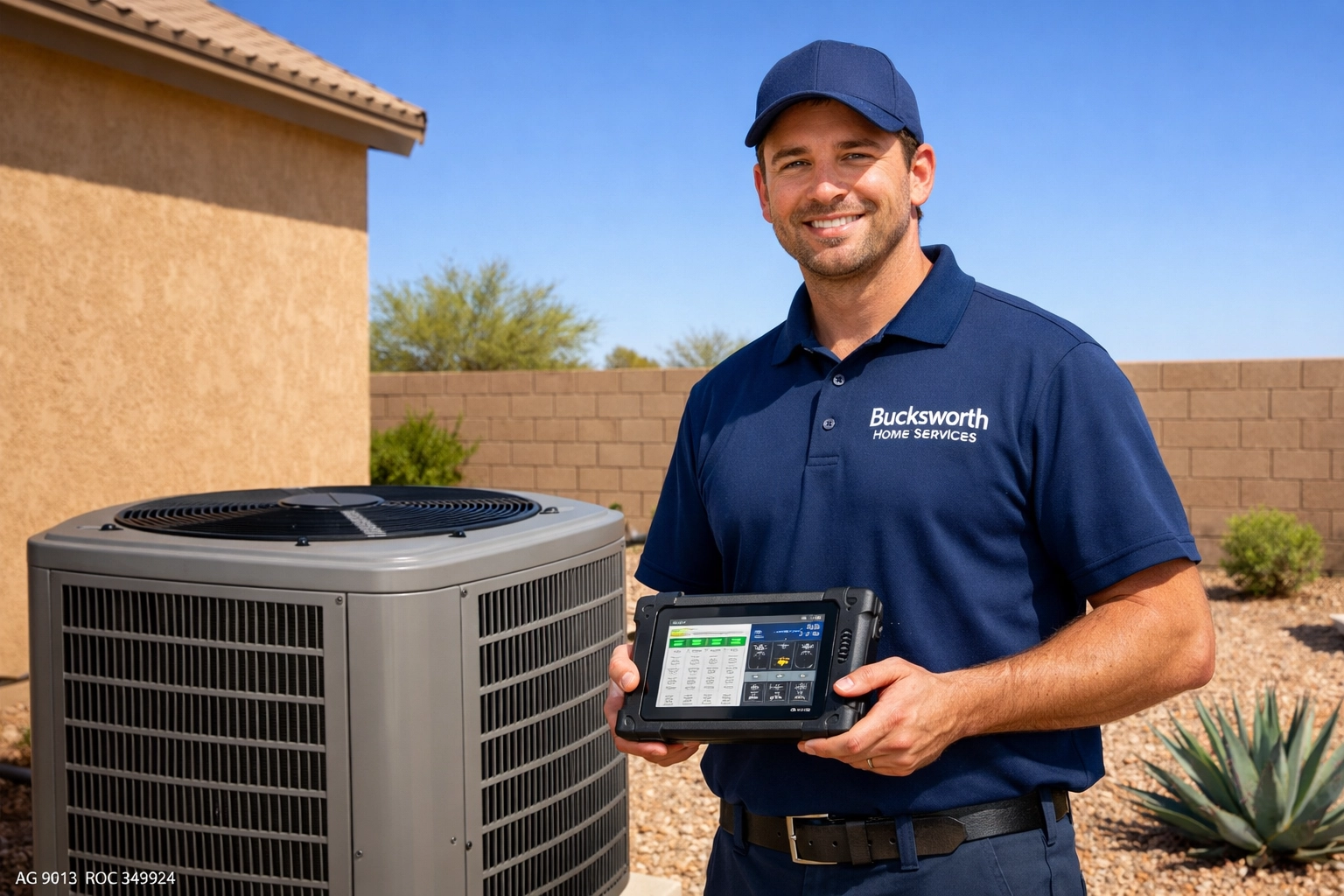 Professional Bucksworth technician providing the best AC repair in Phoenix AZ and expert maintenance.