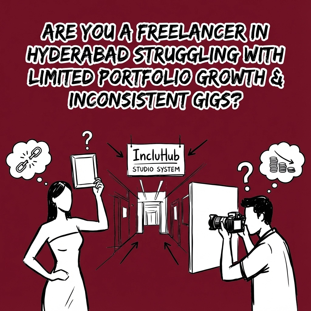 How IncluHub's Studio System Transforms Model &amp; Photographer Portfolios in Hyderabad
