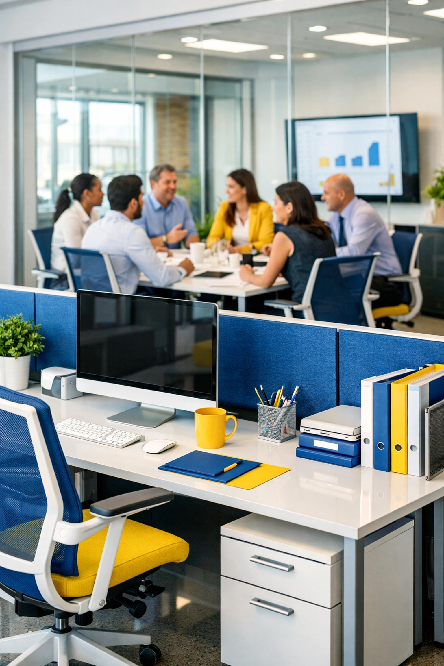 Spotless Franklin Massachusetts office space where employees enjoy a healthy and productive work environment.