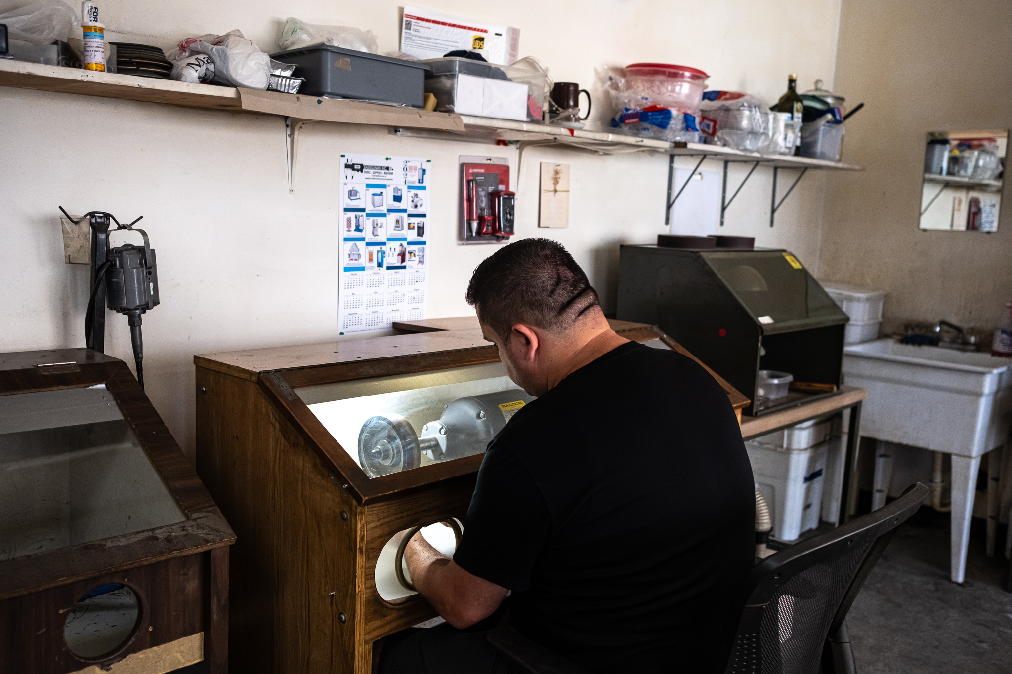 Jewelry Technician at Polishing and Finishing Workstation