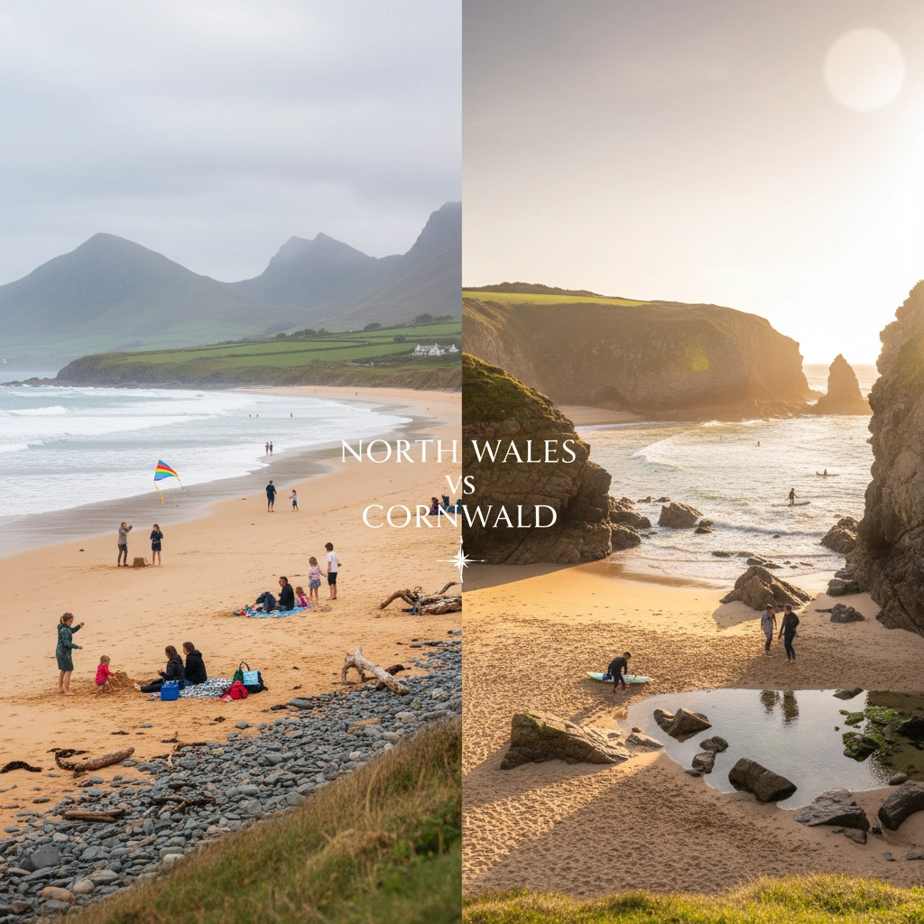 North Wales Beaches vs Cornwall: Which Coastal Paradise Wins for Family Holidays?