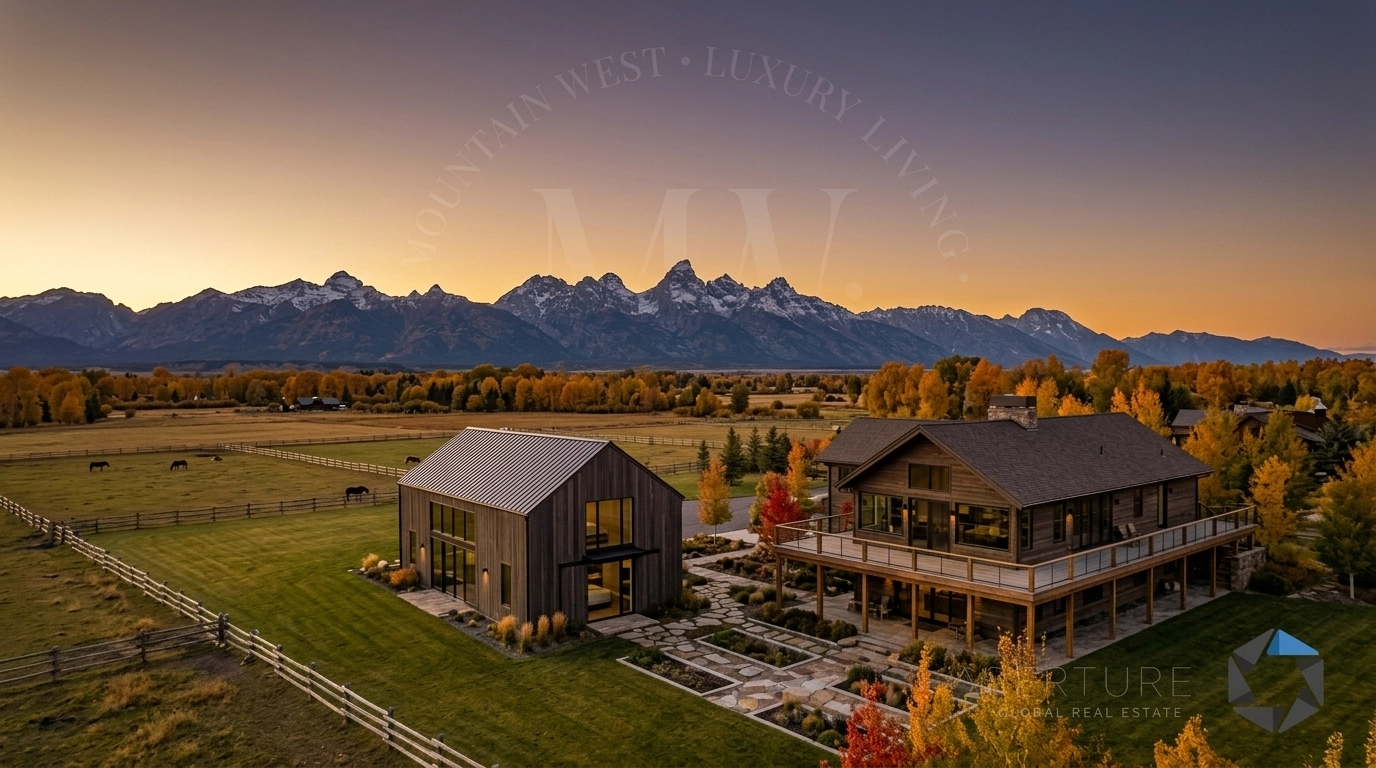 Luxury ranch property in Teton Valley