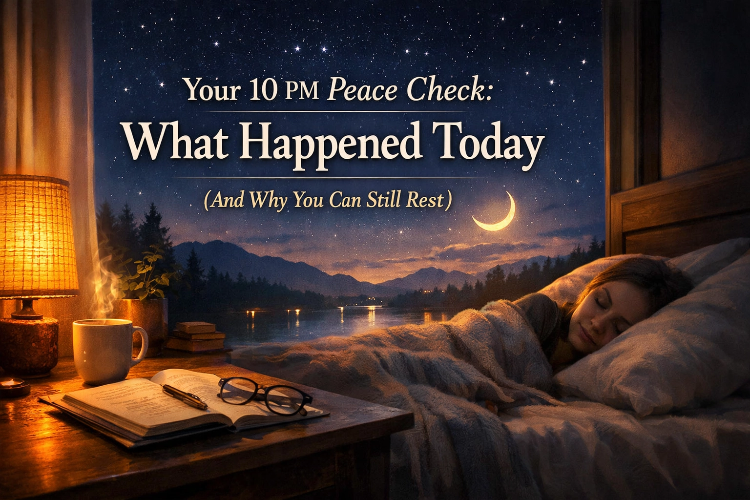 [HERO] Your 10 PM Peace Check: What Happened Today (And Why You Can Still Rest)