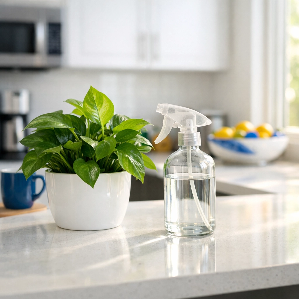 Sanitized office breakroom showing eco-friendly green cleaning results for a healthy workspace.