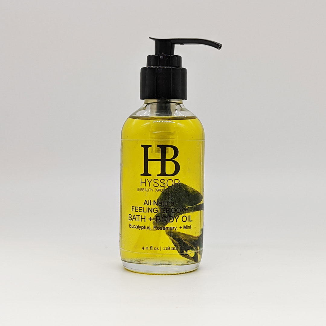 Hyssop Beauty Apothecary All Natural Feeling Groovy Bath + Body Oil