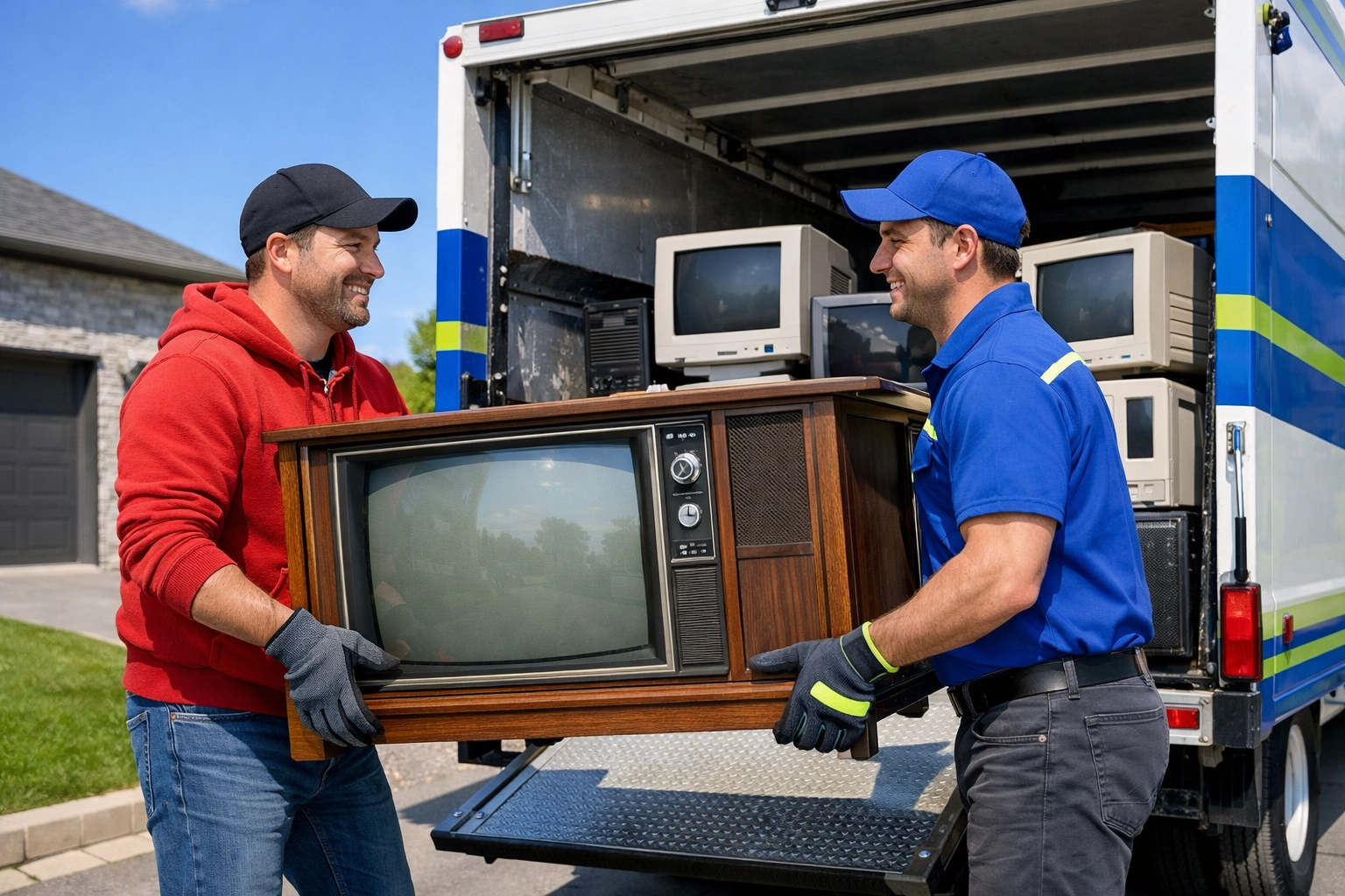E-Waste Disposal in the GTA: Safely Getting Rid of Old Tech Junk GTA team providing safe e-waste disposal and tech recycling for old TVs and monitors in Innisfil.