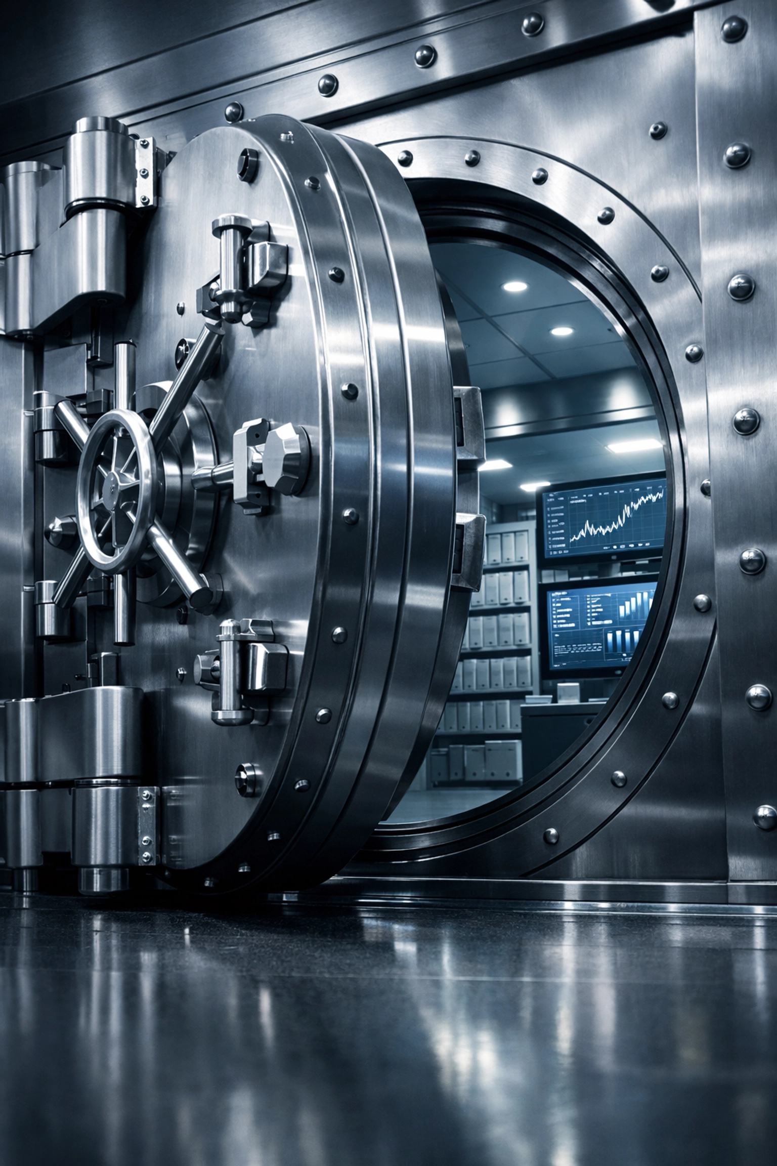 Open vault door symbolizing expanded access to alternative investments for retirement savers