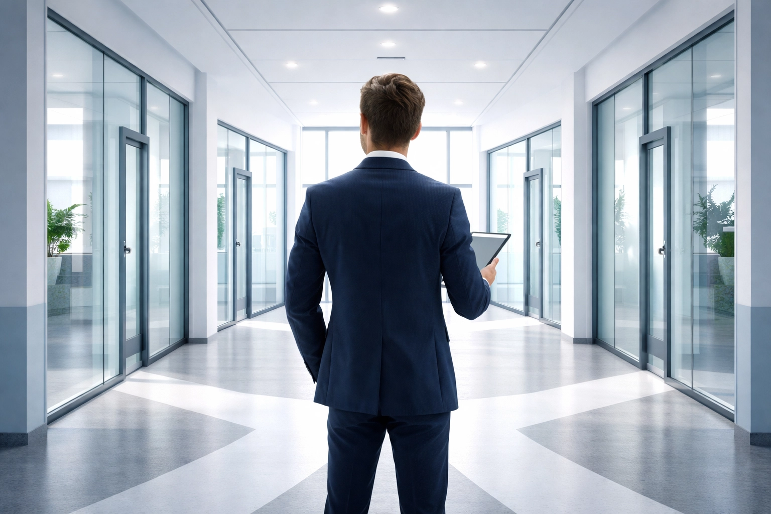 Business professional deciding between ServiceNow partners with multiple paths and choices ahead