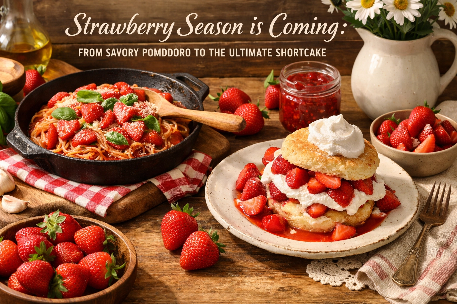 [HERO] Strawberry Season is Coming: From Savory Pomodoro to the Ultimate Shortcake
