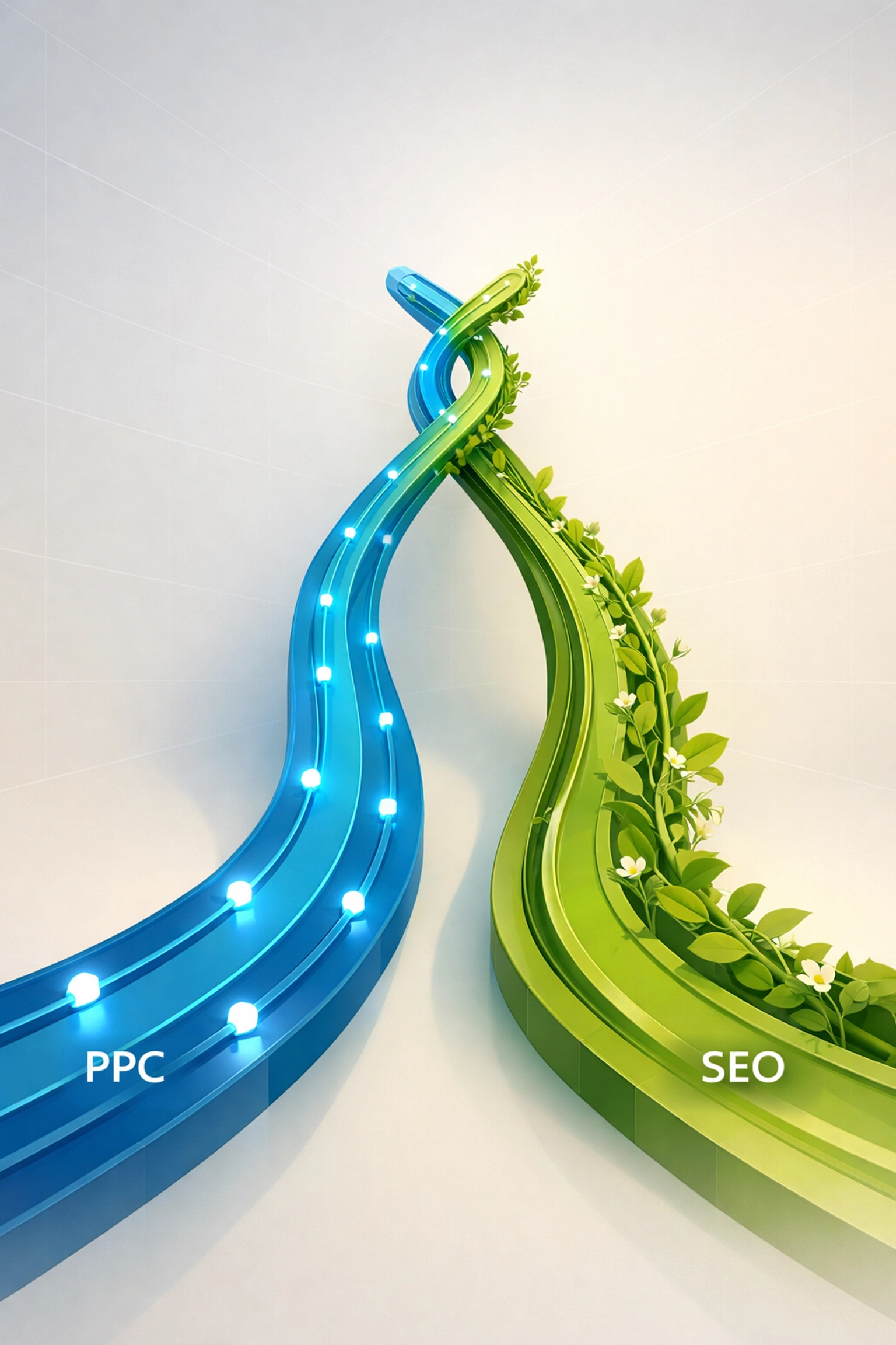 PPC and SEO integration pathways converging for behavioral health marketing ROI growth