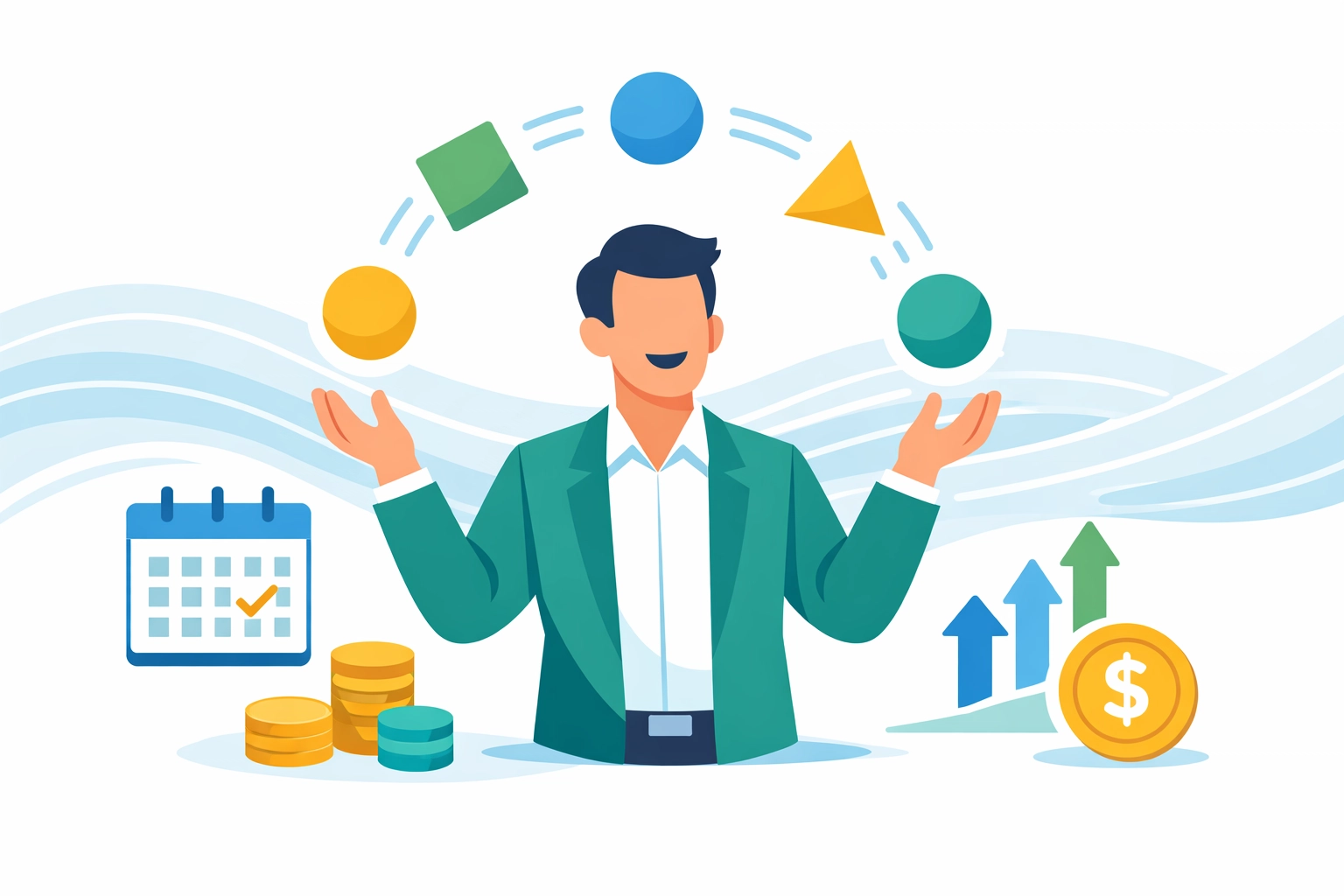 Business owner managing flexible quarterly tax payment schedules