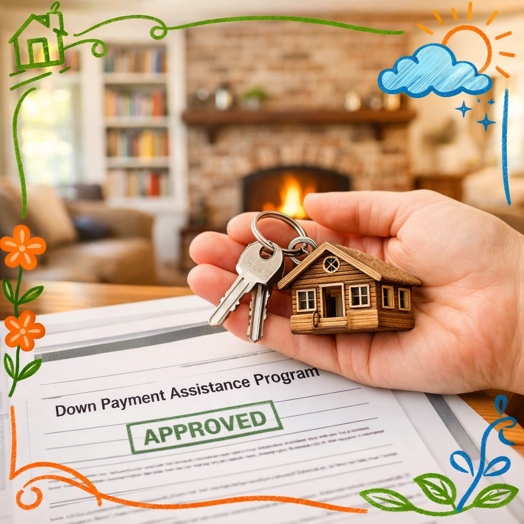 House keys and approved down payment assistance paperwork for West Cobb home buyer
