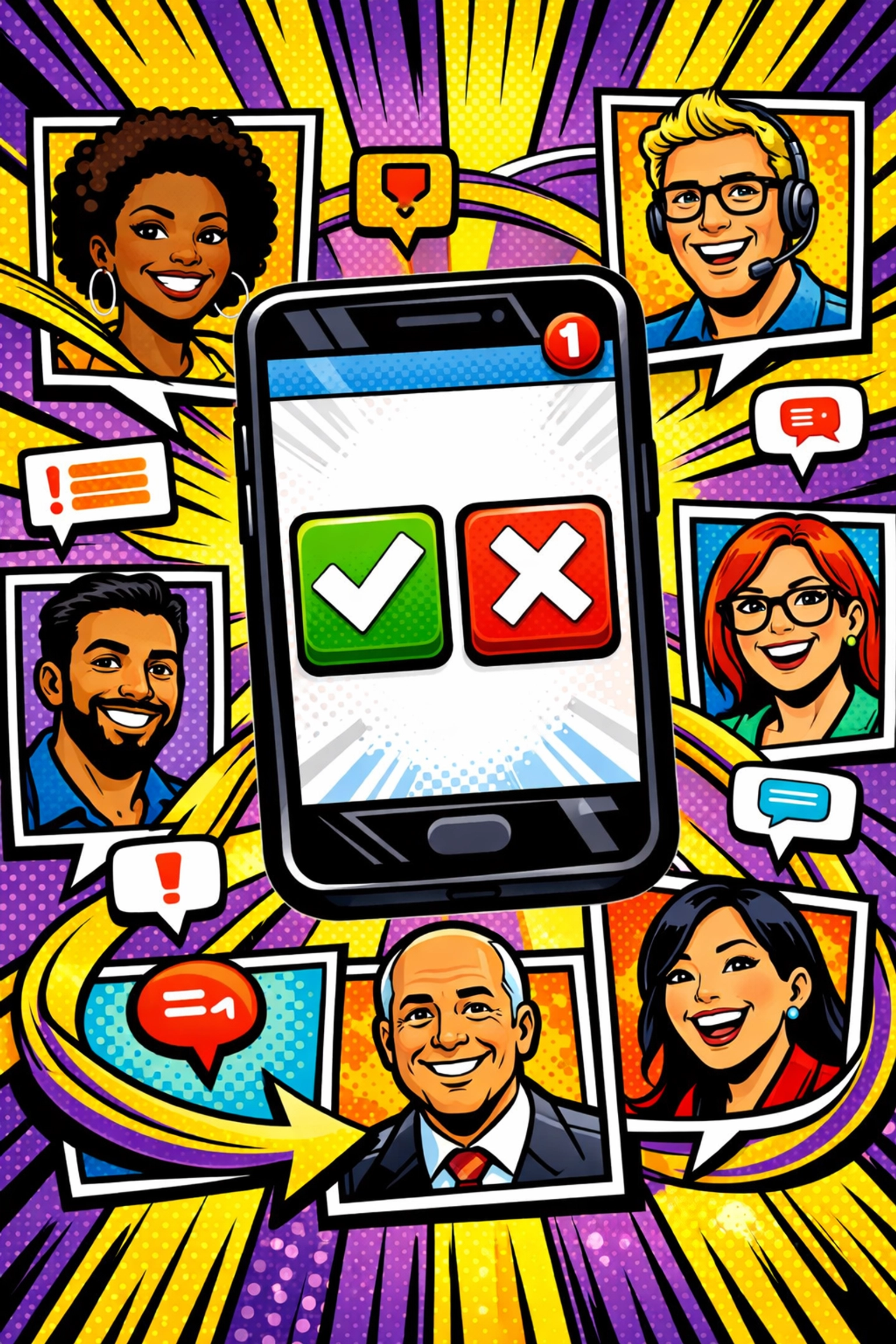 Mobile expense approval workflow showing automated team collaboration and instant notifications