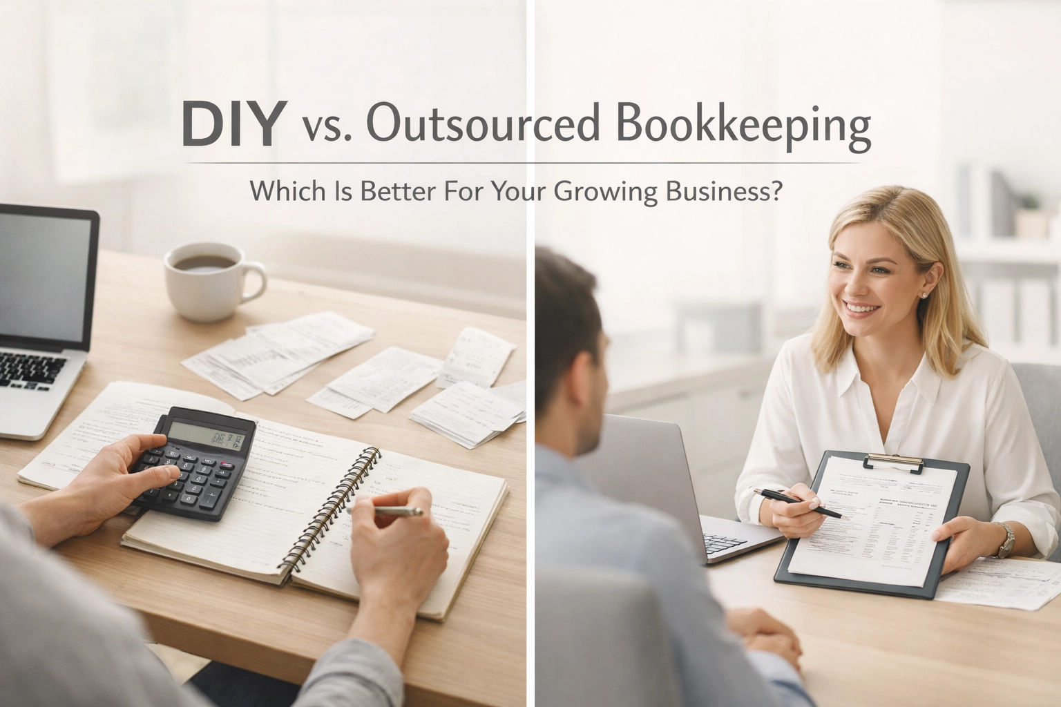 [HERO] DIY vs. Outsourced Bookkeeping: Which Is Better For Your Growing Business?