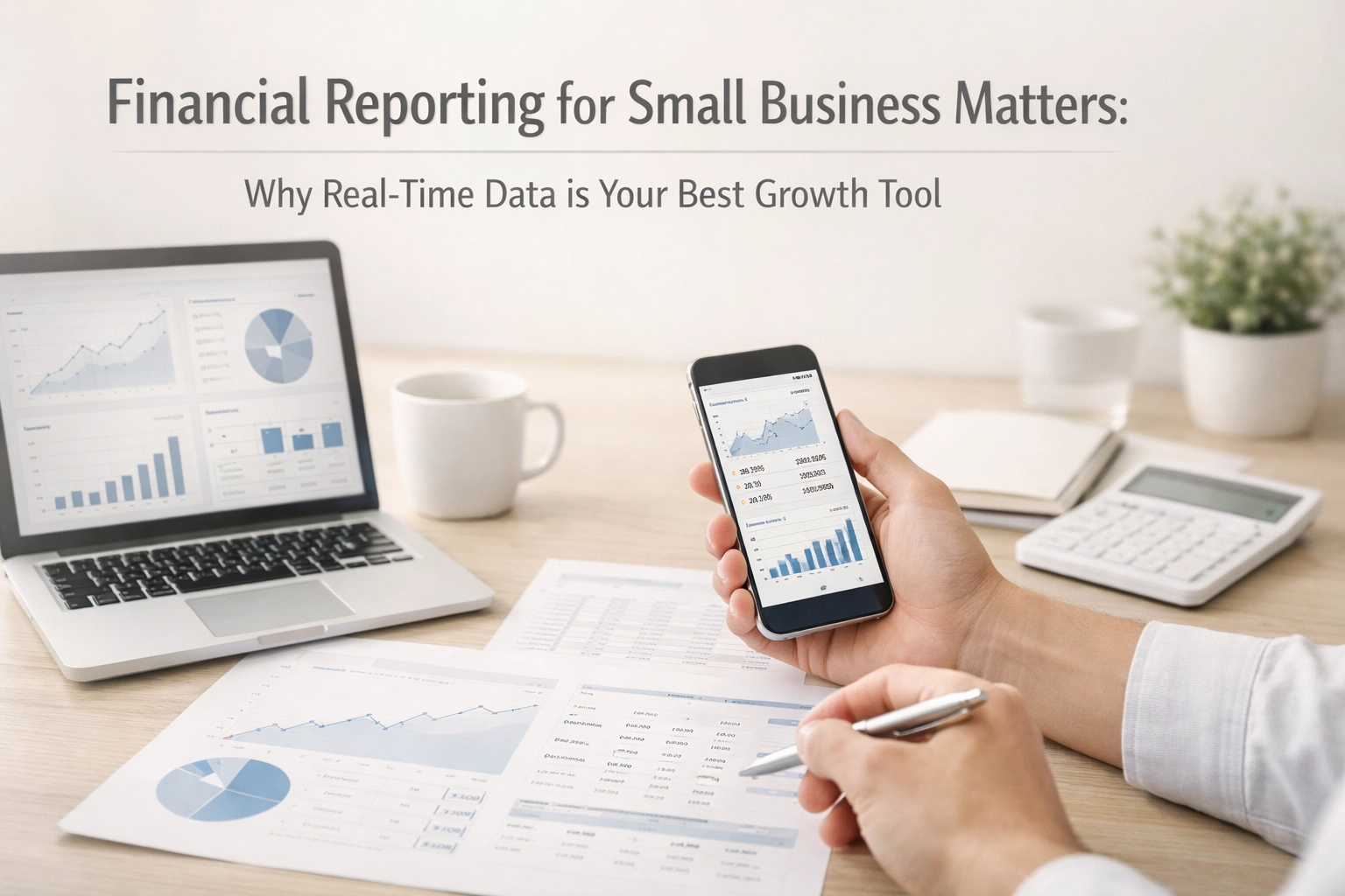 [HERO] Financial Reporting for Small Business Matters: Why Real-Time Data is Your Best Growth Tool
