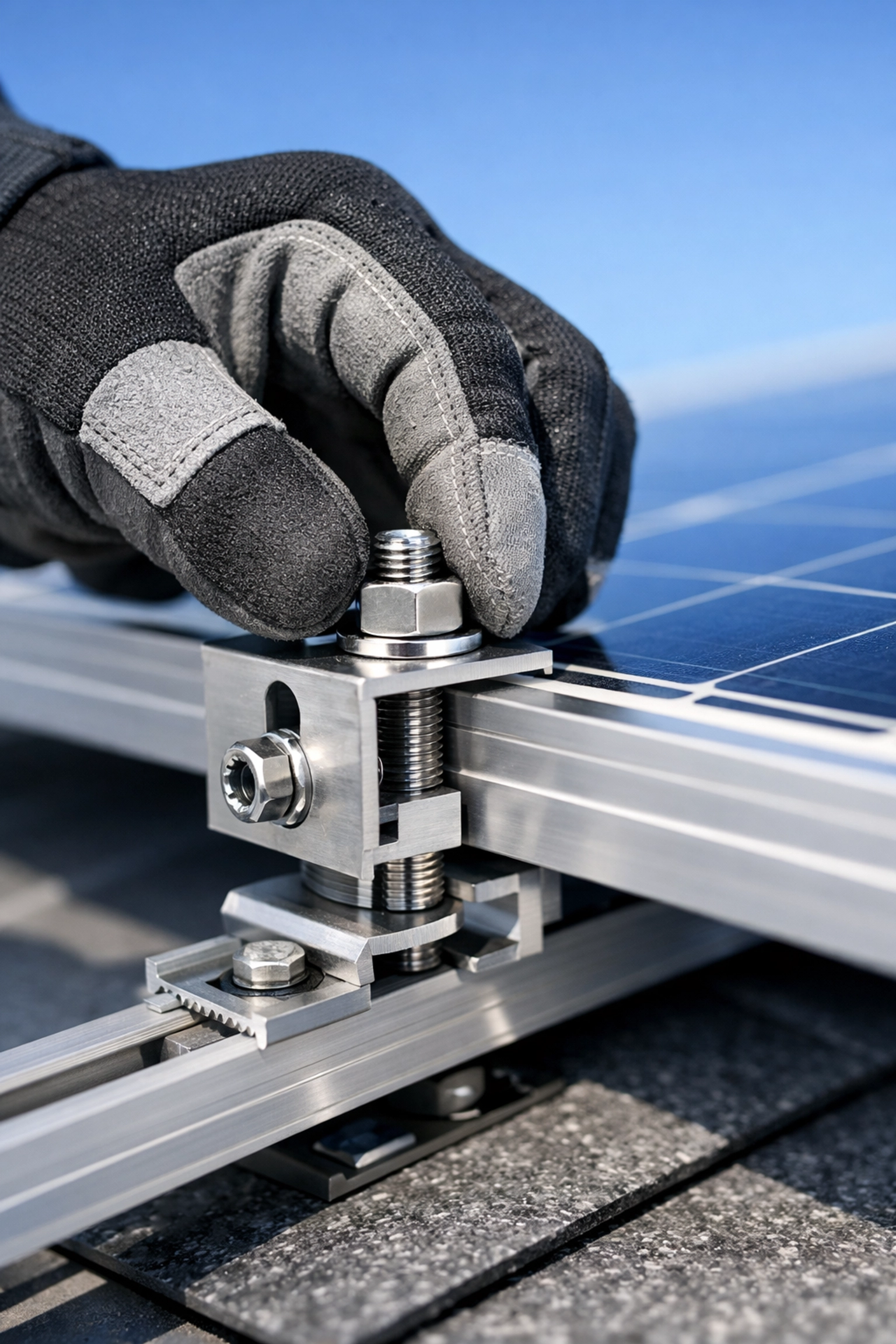 Certified solar installer performing a professional panel installation for a Hampshire property.