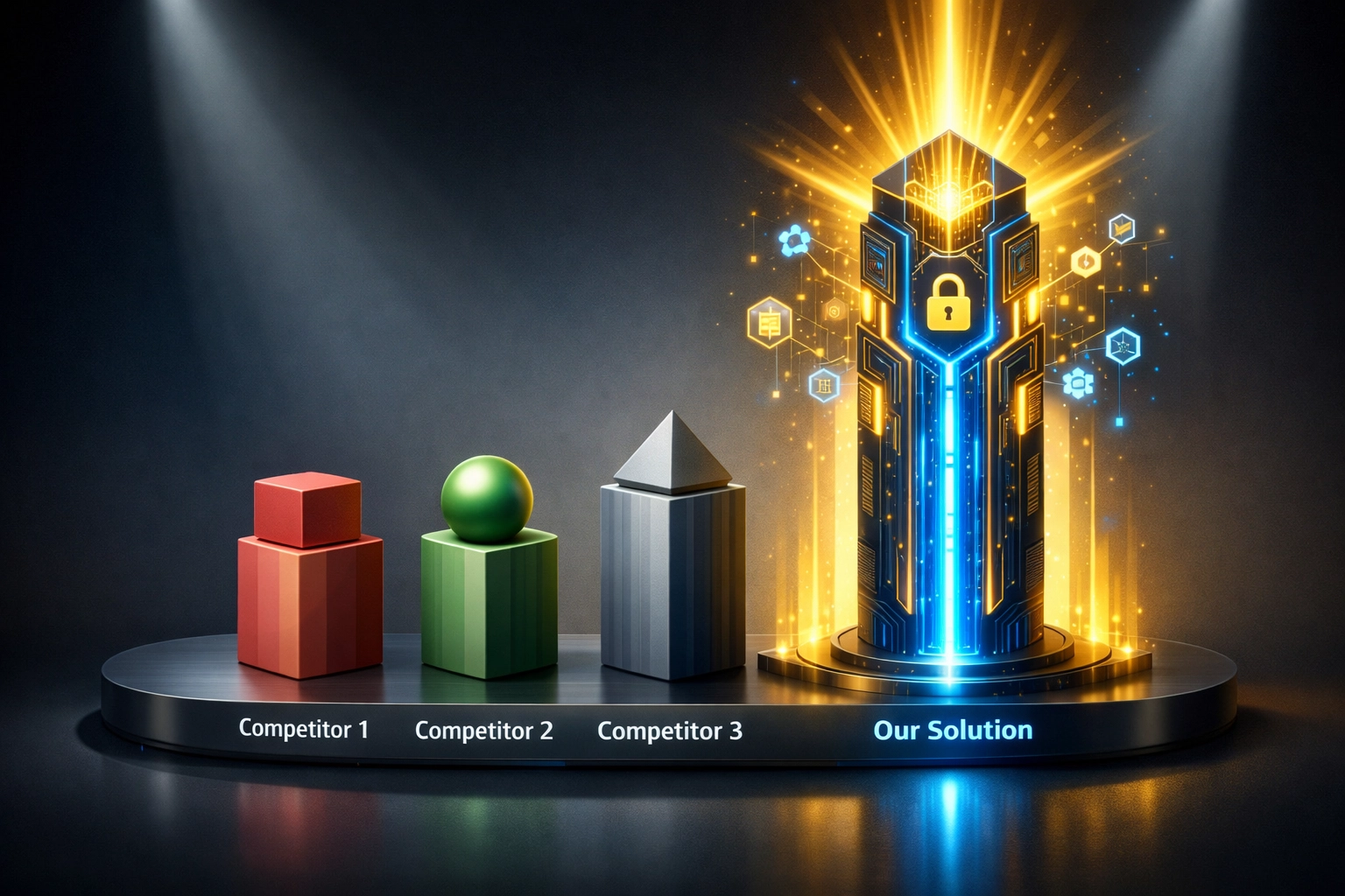 Crypto payment gateway comparison chart showing Larecoin advantages over competitors