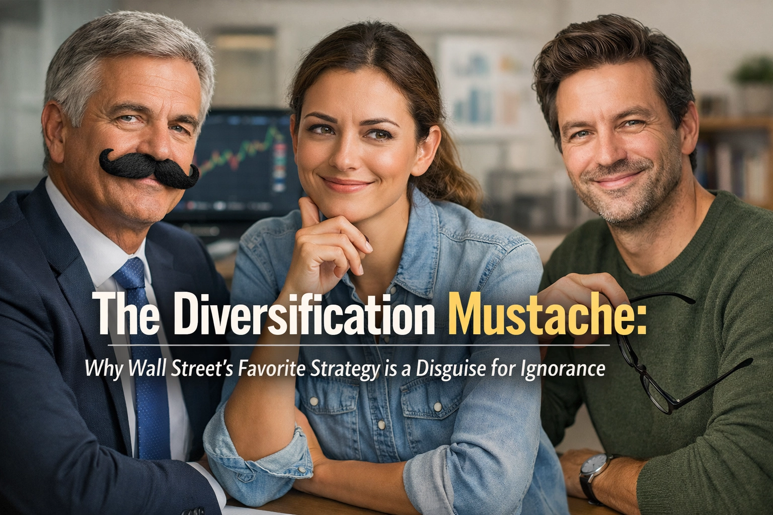 [HERO] The Diversification Mustache: Why Wall Street's Favorable Strategy is a Disguise for Ignorance
