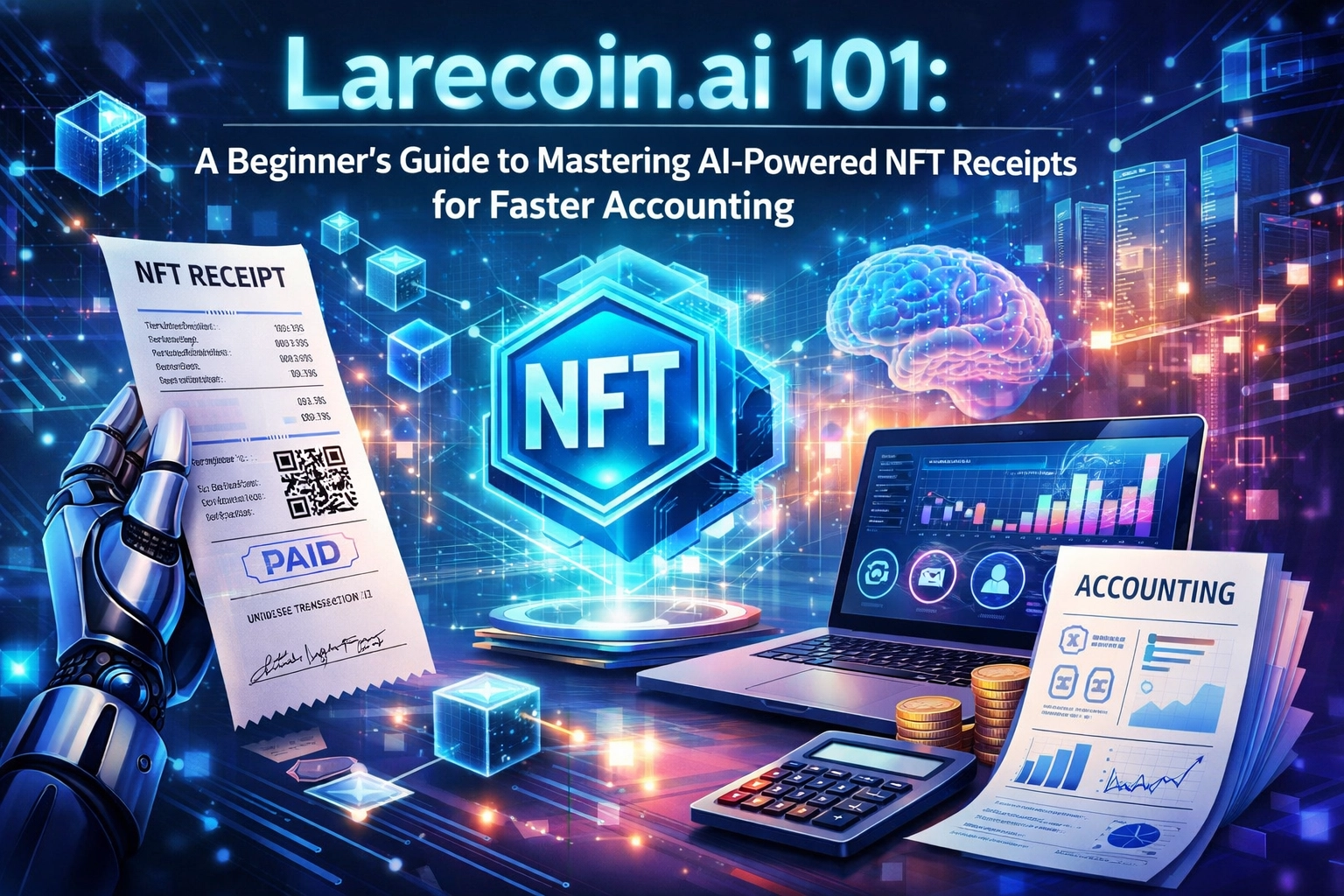 [HERO] Larecoin.ai 101: A Beginner’s Guide to Mastering AI-Powered NFT Receipts for Faster Accounting