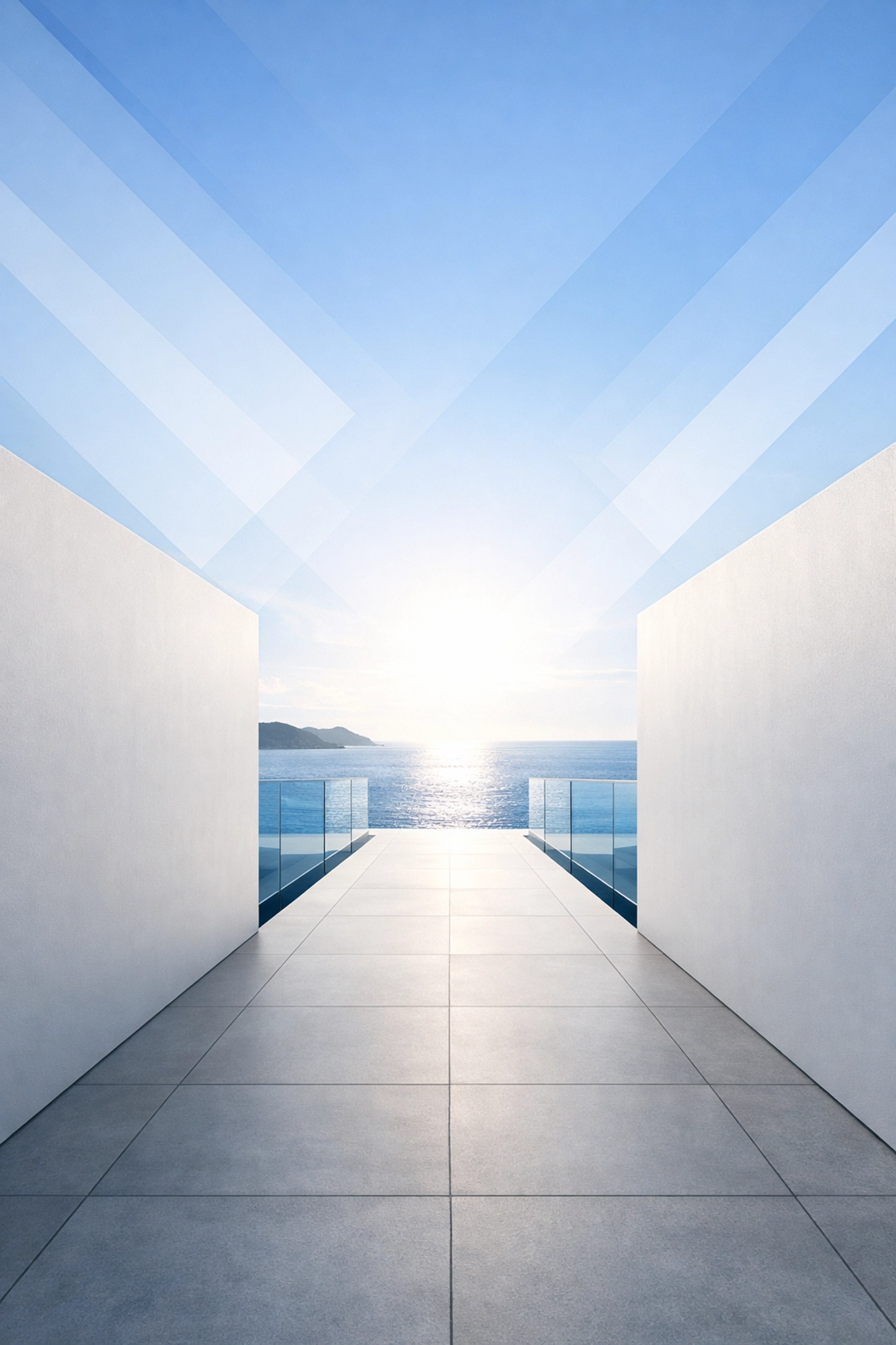 Bright coastal walkway overlooking a bay representing a clear path forward after a Virginia DUI or DWI charge.