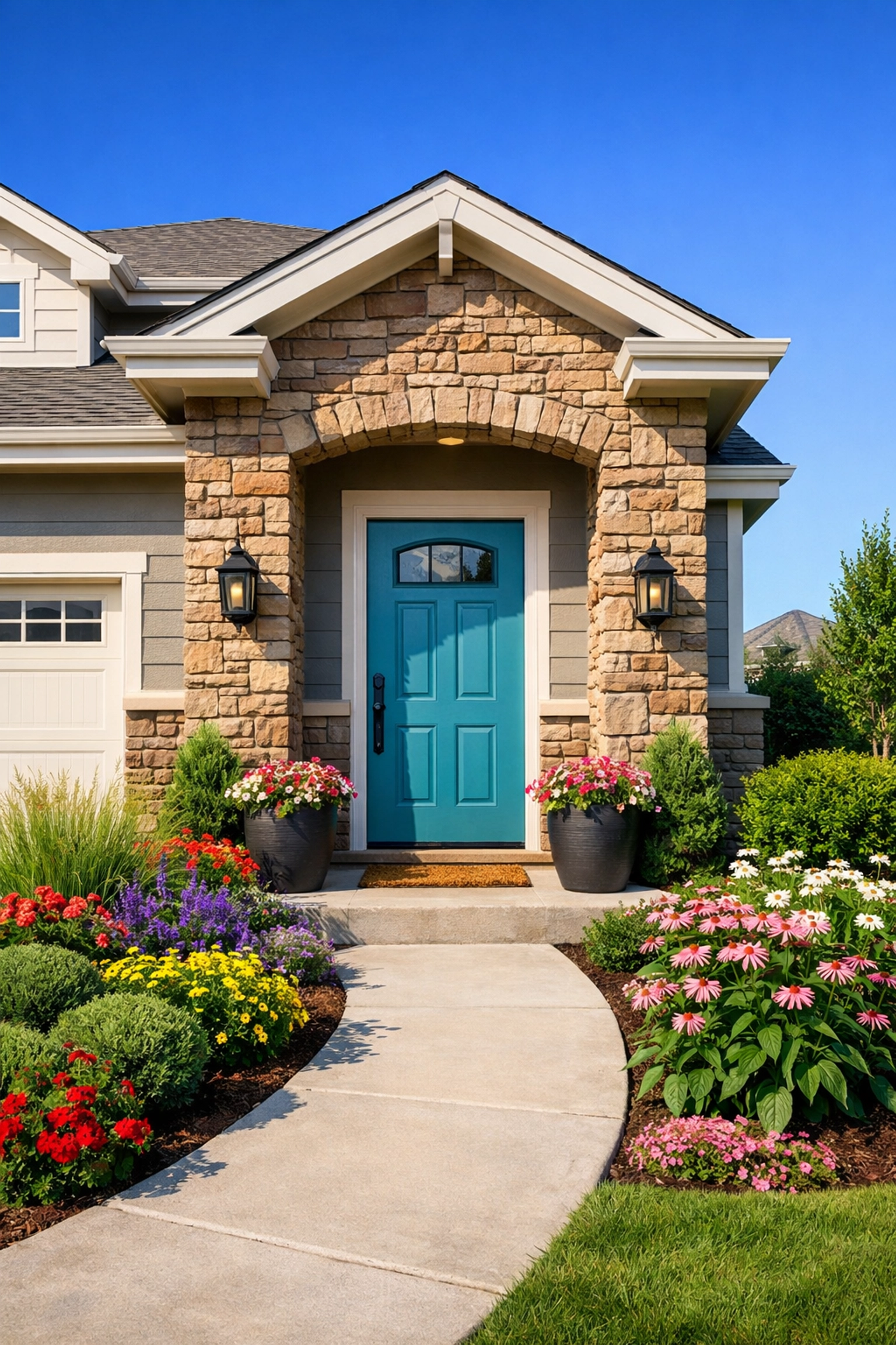 Well-maintained Denver home with attractive curb appeal and landscaping