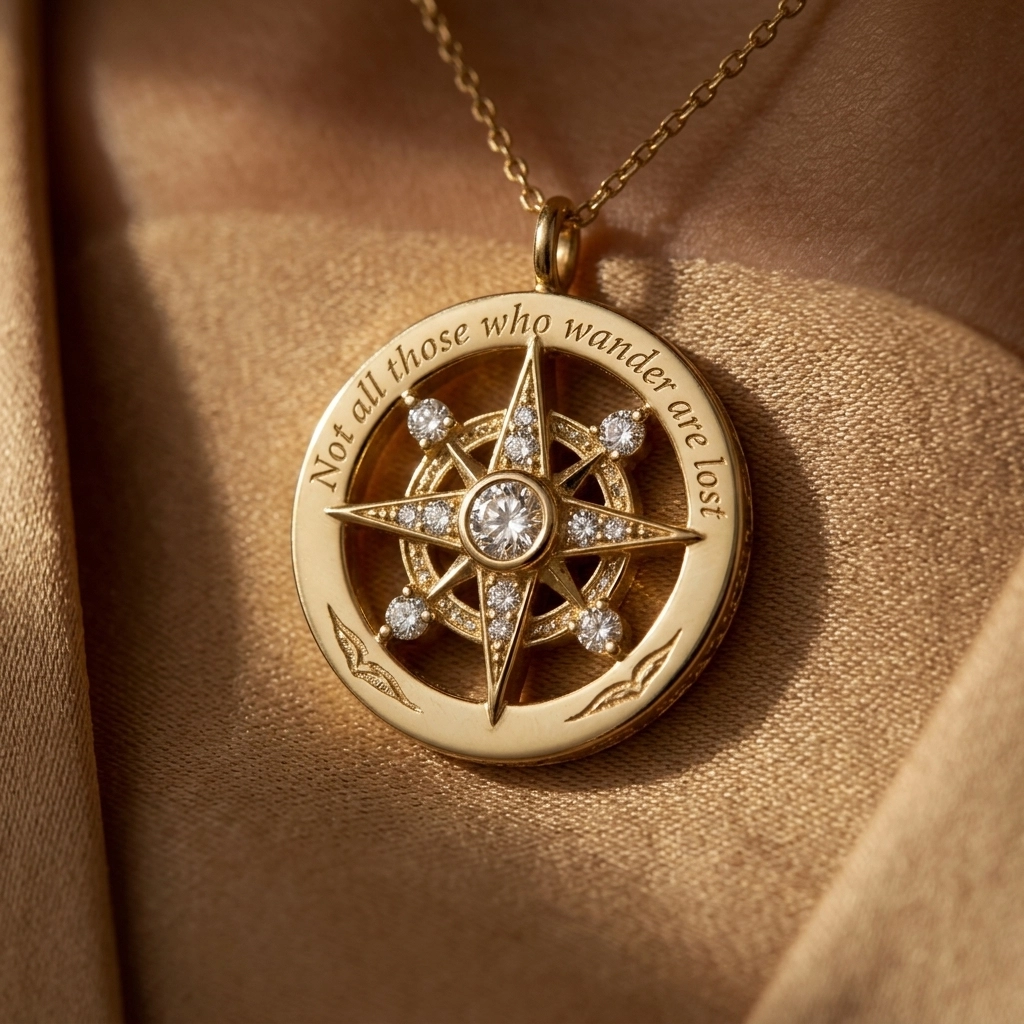 The Detail of the 7 Diamond Compass