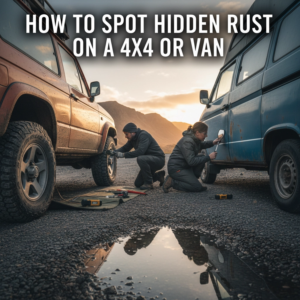 How to spot hidden rust on a 4x4 or van