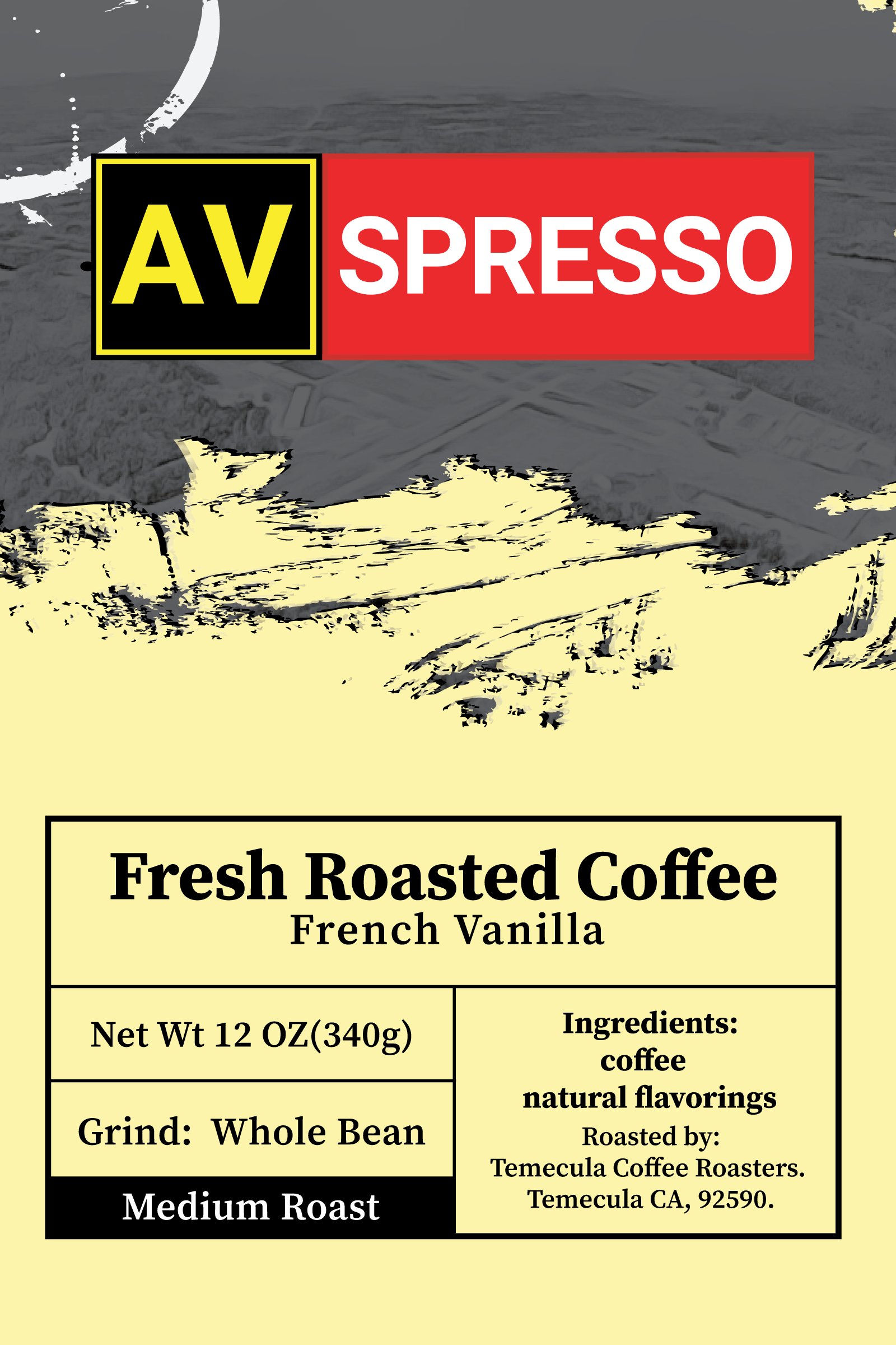 Avspresso Roasters' Fresh Roasted Coffee, French Vanilla
