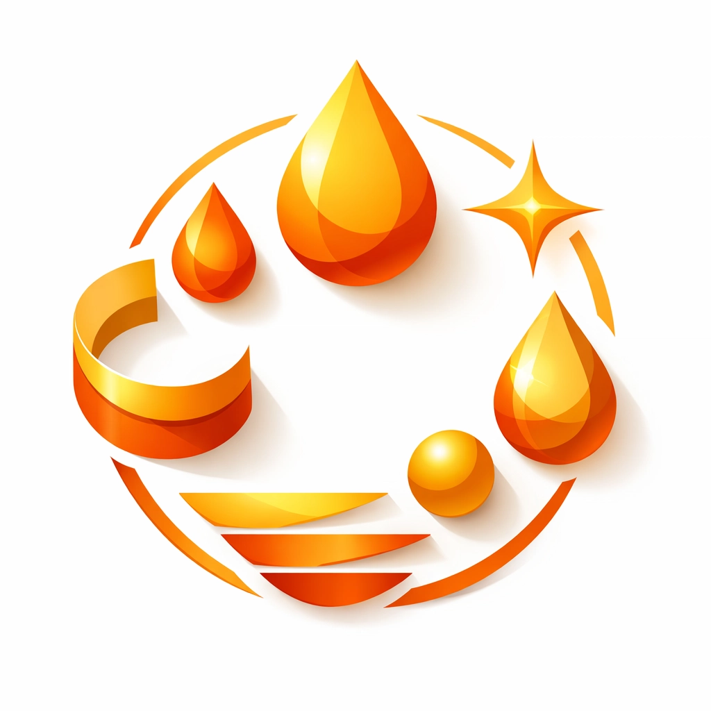 Geometric design elements in a circle representing circularity in graphic design and procurement.