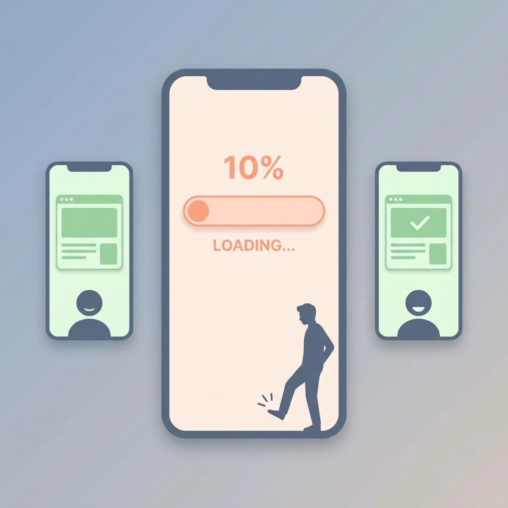 Slow loading website on mobile