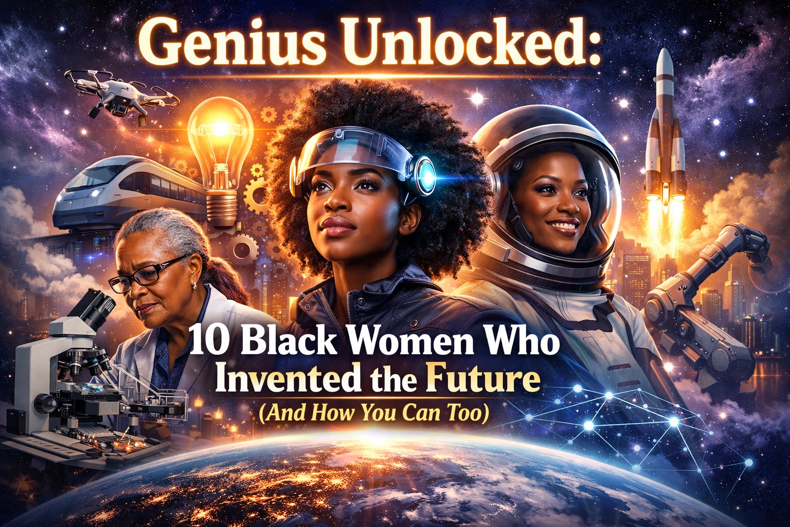 [HERO] Genius Unlocked: 10 Black Women Who Invented the Future (And How You Can Too)
