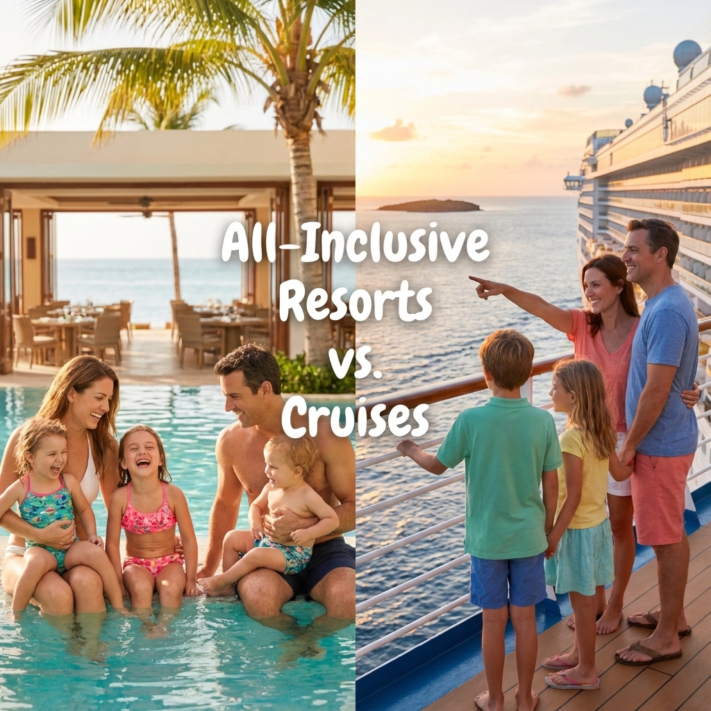 All-Inclusive Resorts vs. Cruises: Which Is Better for Your Stress-Free Family Vacation?