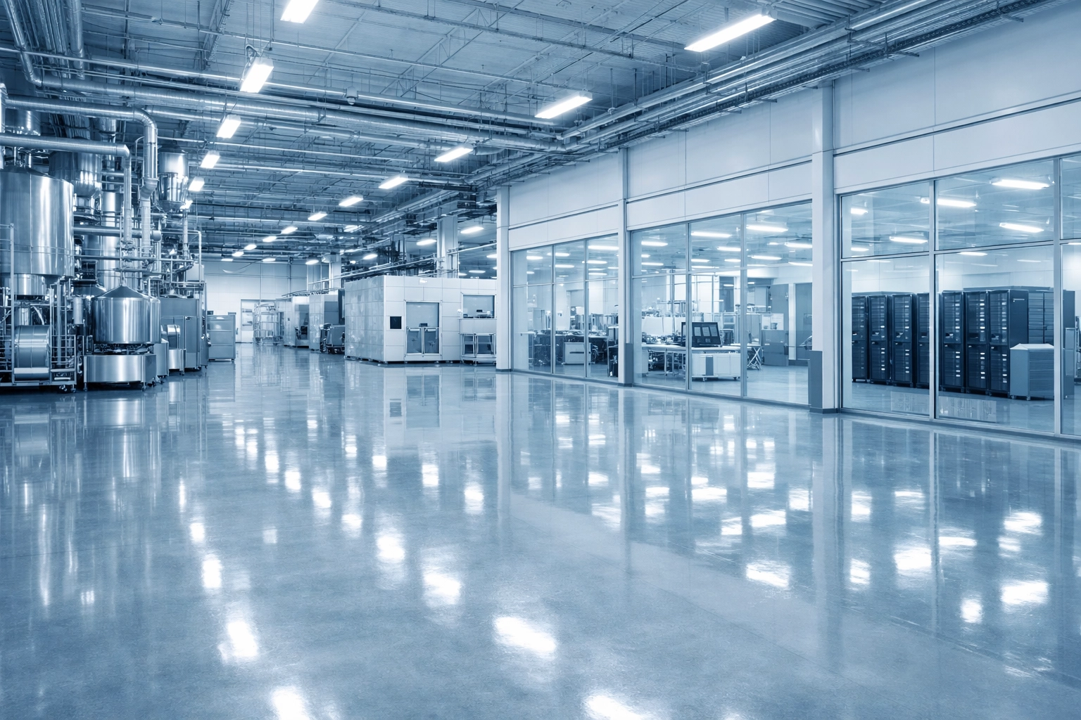 Modern industrial facility in NC representing valuable corporate assets during a business sale.