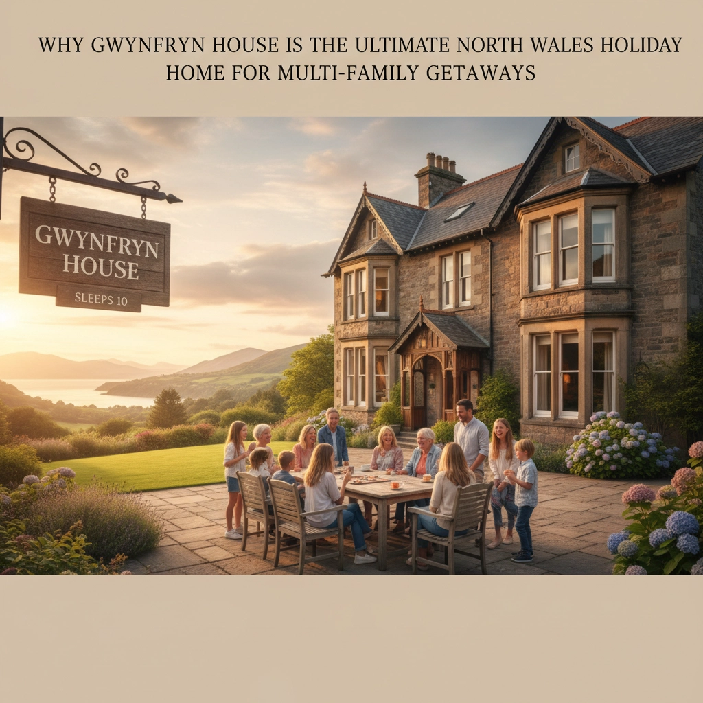 Why Gwynfryn House is the Ultimate North Wales Holiday Home for Multi-Family Getaways (Sleeps 10)