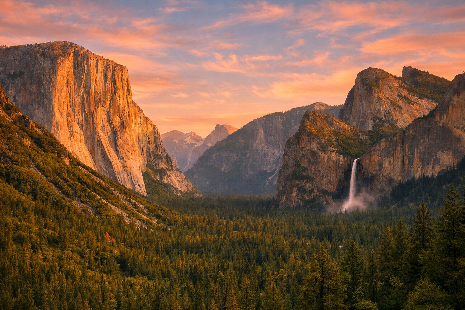The Ultimate Photography Guide to All 63 US National Parks: Everything You Need to Succeed 1 Golden hour at Tunnel View in Yosemite, one of the best photography locations in National Parks.
