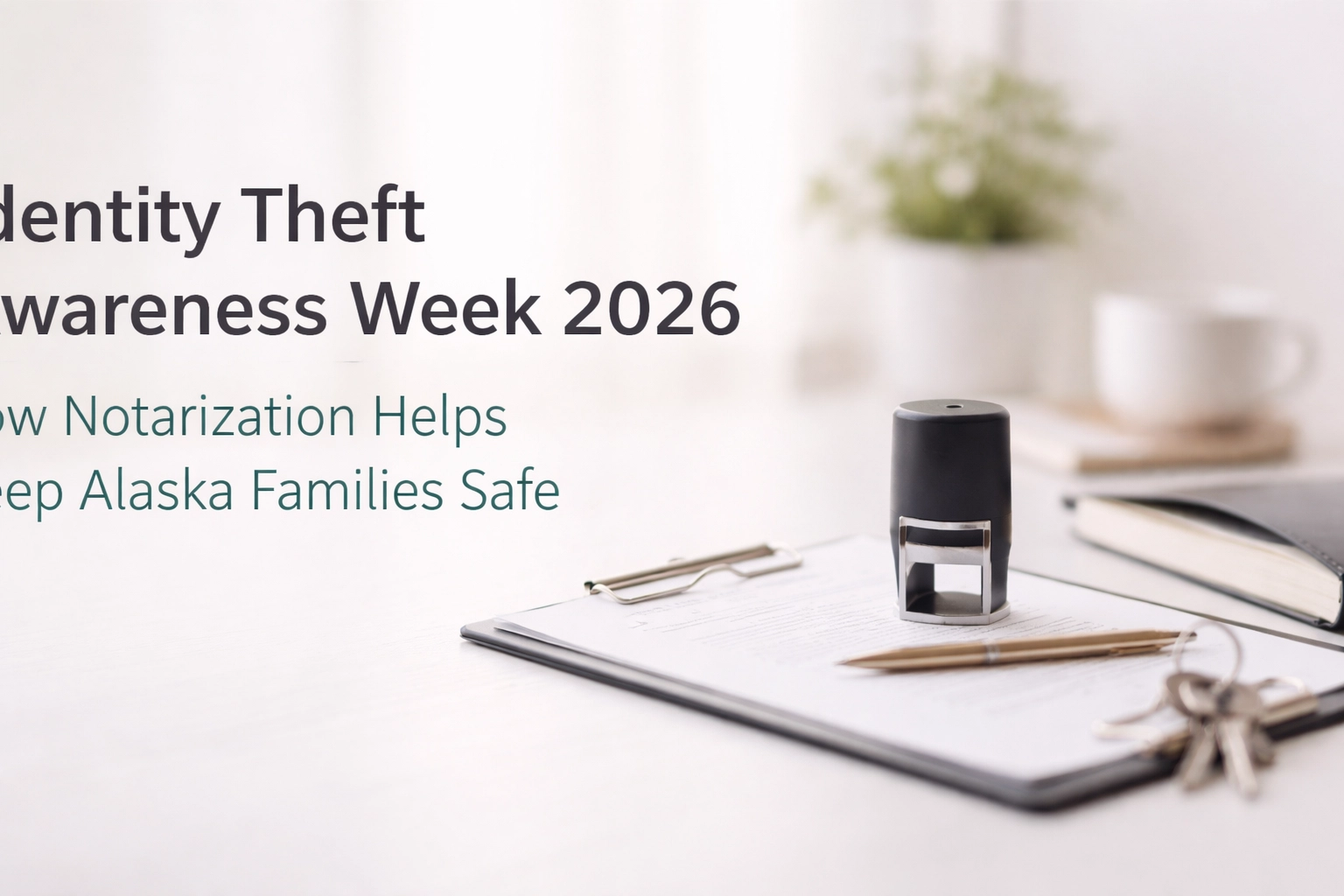 [HERO] Identity Theft Awareness Week 2026: How Notarization Helps Keep Alaska Families Safe