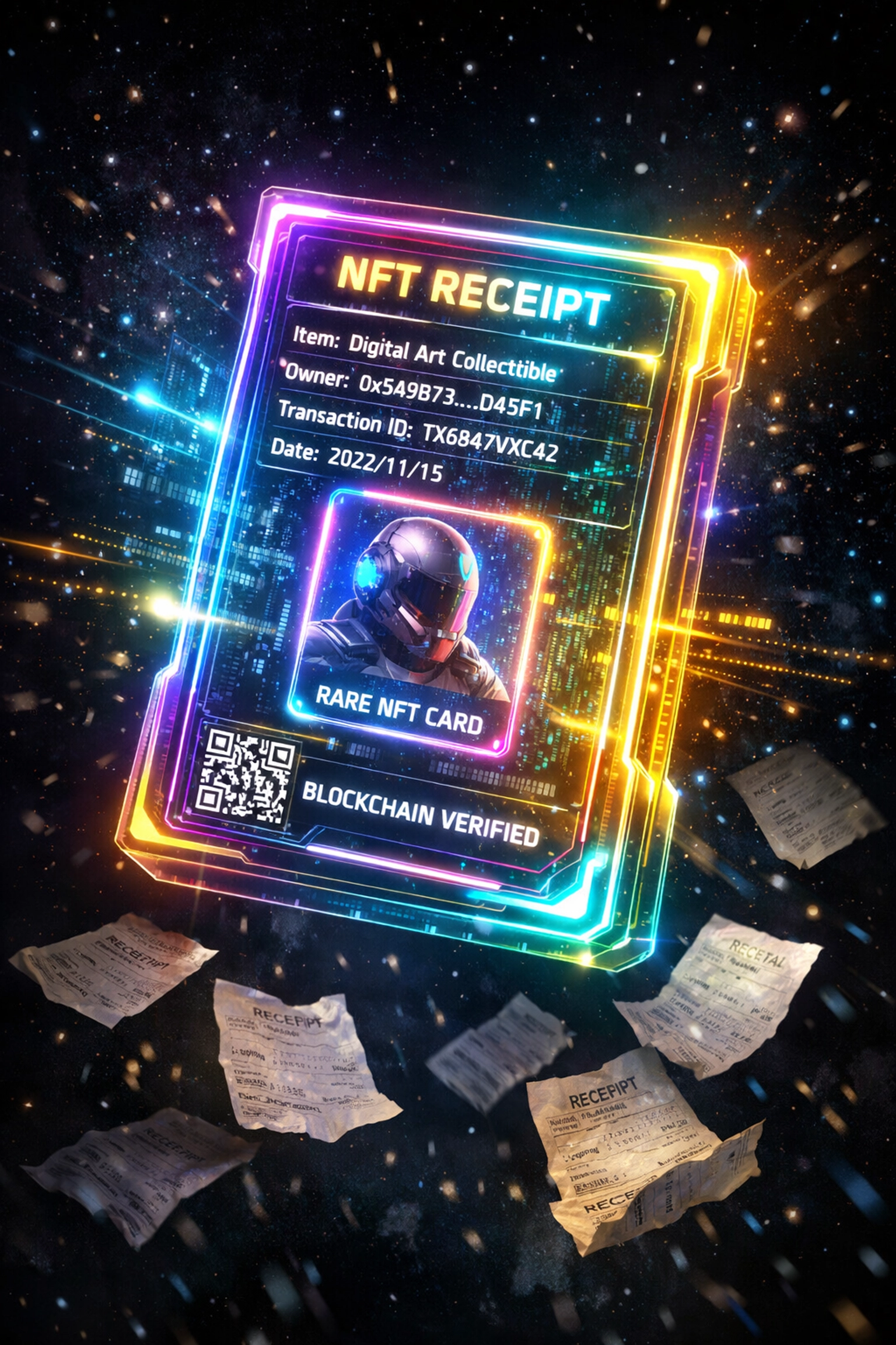 NFT receipt innovation with blockchain verification replacing paper receipts