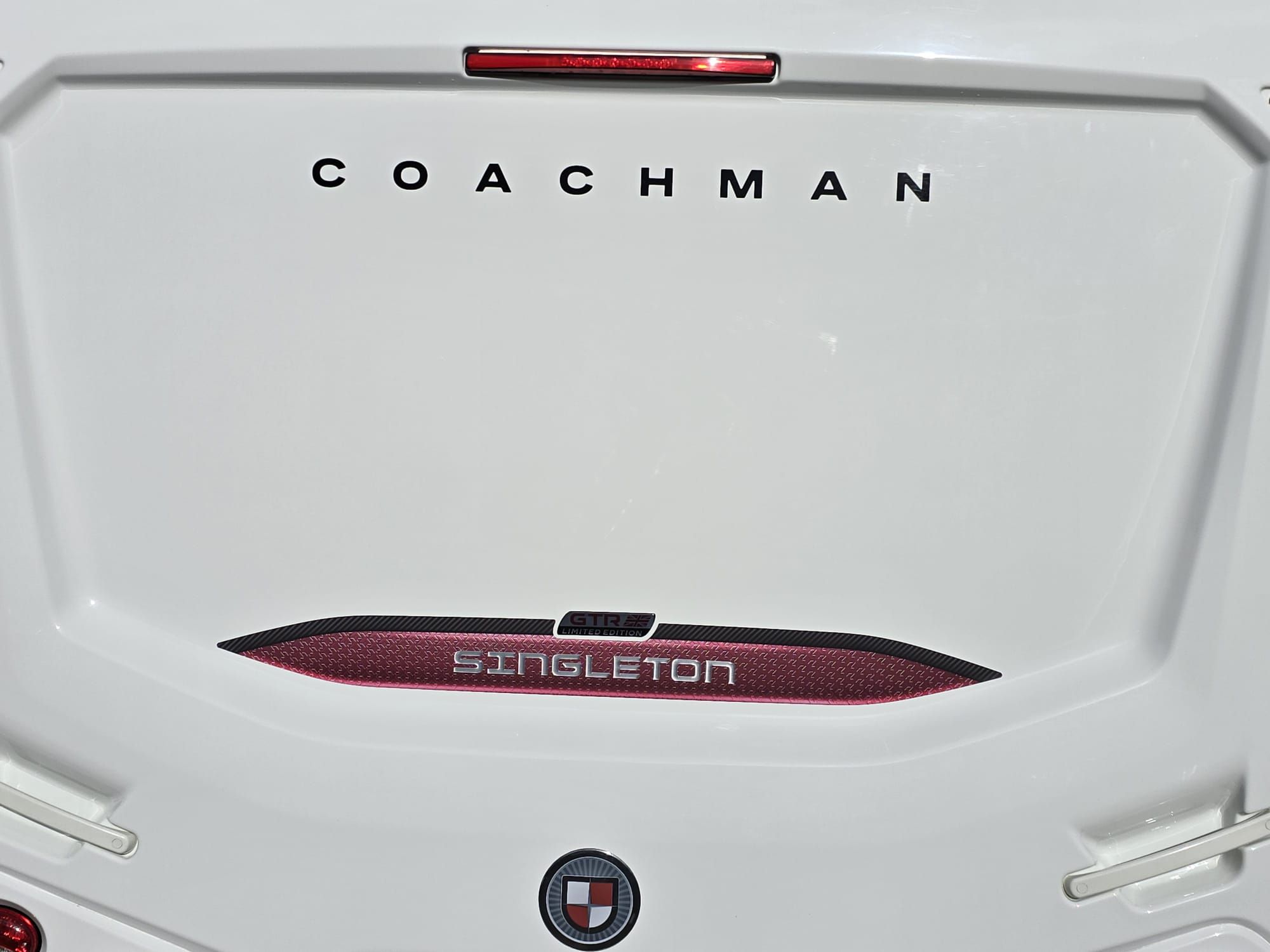 The distinctive Singleton GTR Special Edition branding