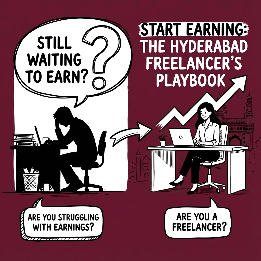 How to Stop Waiting &amp; Start Earning: The Real Hyderabad Freelancer's Playbook