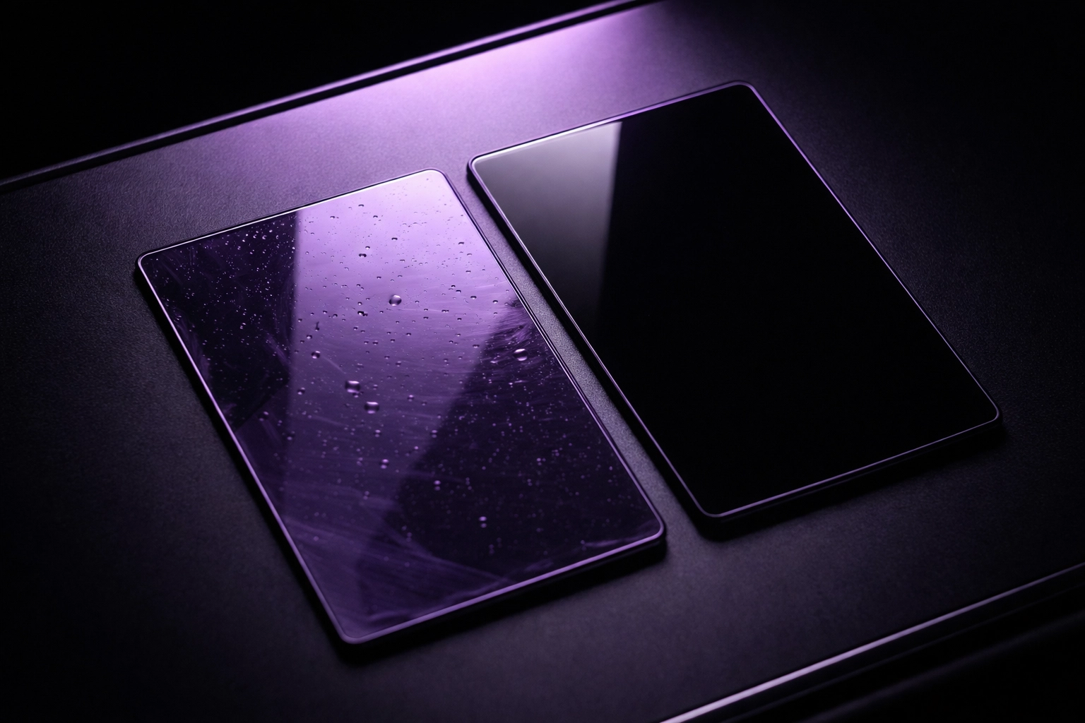 Comparison of cheap, faded window tint vs. premium ceramic tint, showcasing durability and UV protection.