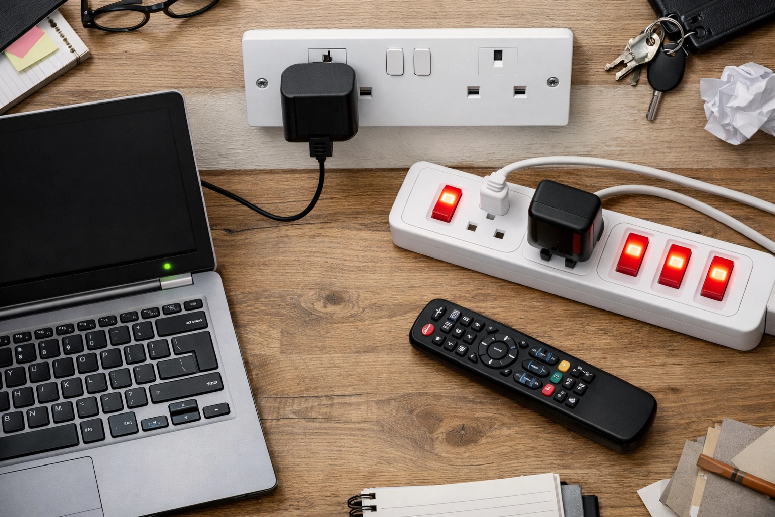 Smart thermostat set to 19°C with radiator valve for efficient home heating control