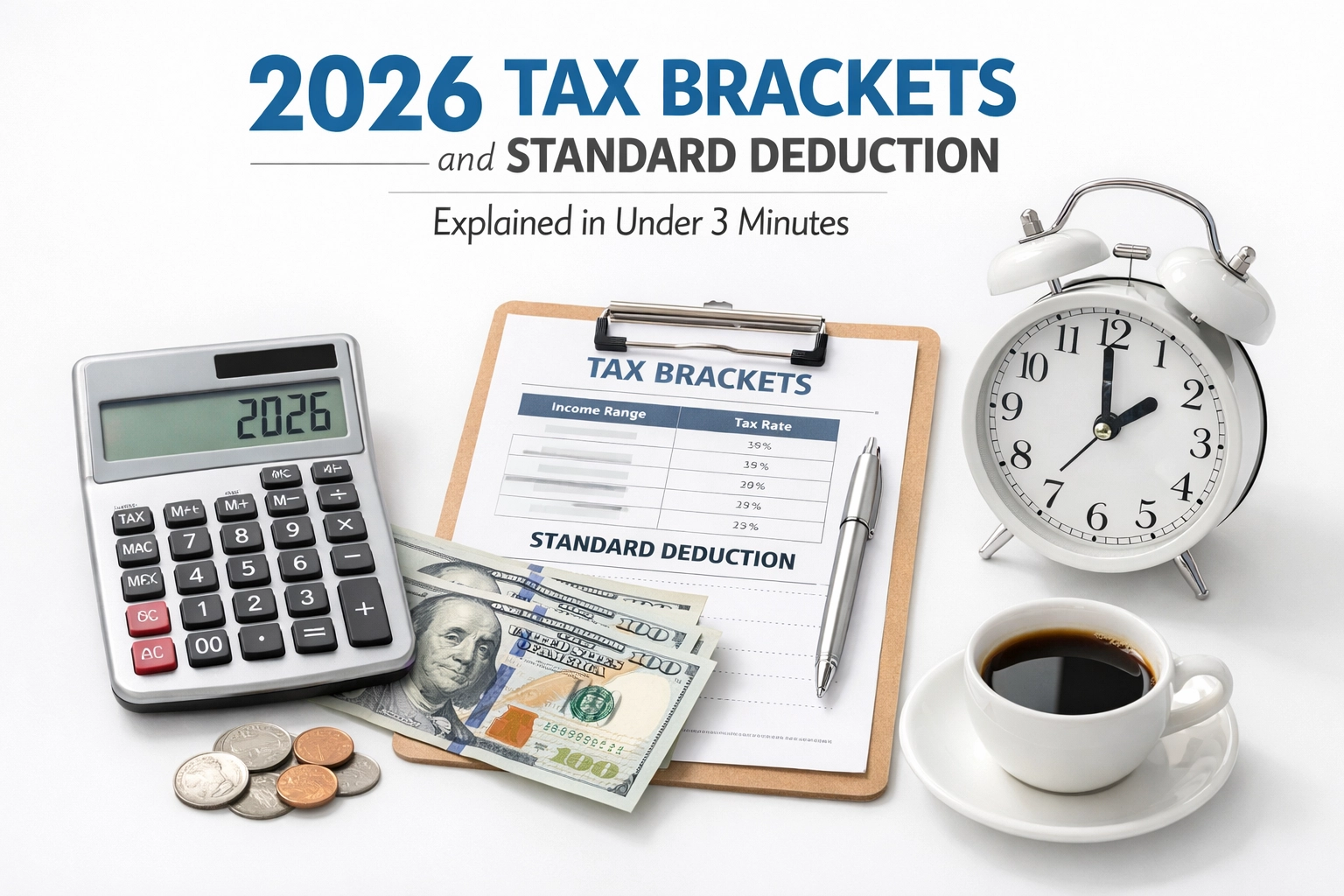 [HERO] 2026 Tax Brackets and Standard Deduction Explained in Under 3 Minutes