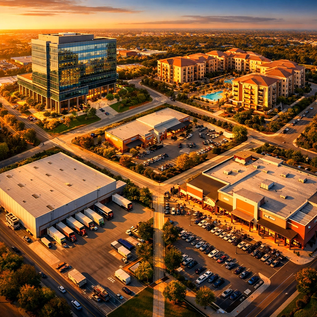 Diverse real estate portfolio including commercial and residential properties for alternative investments