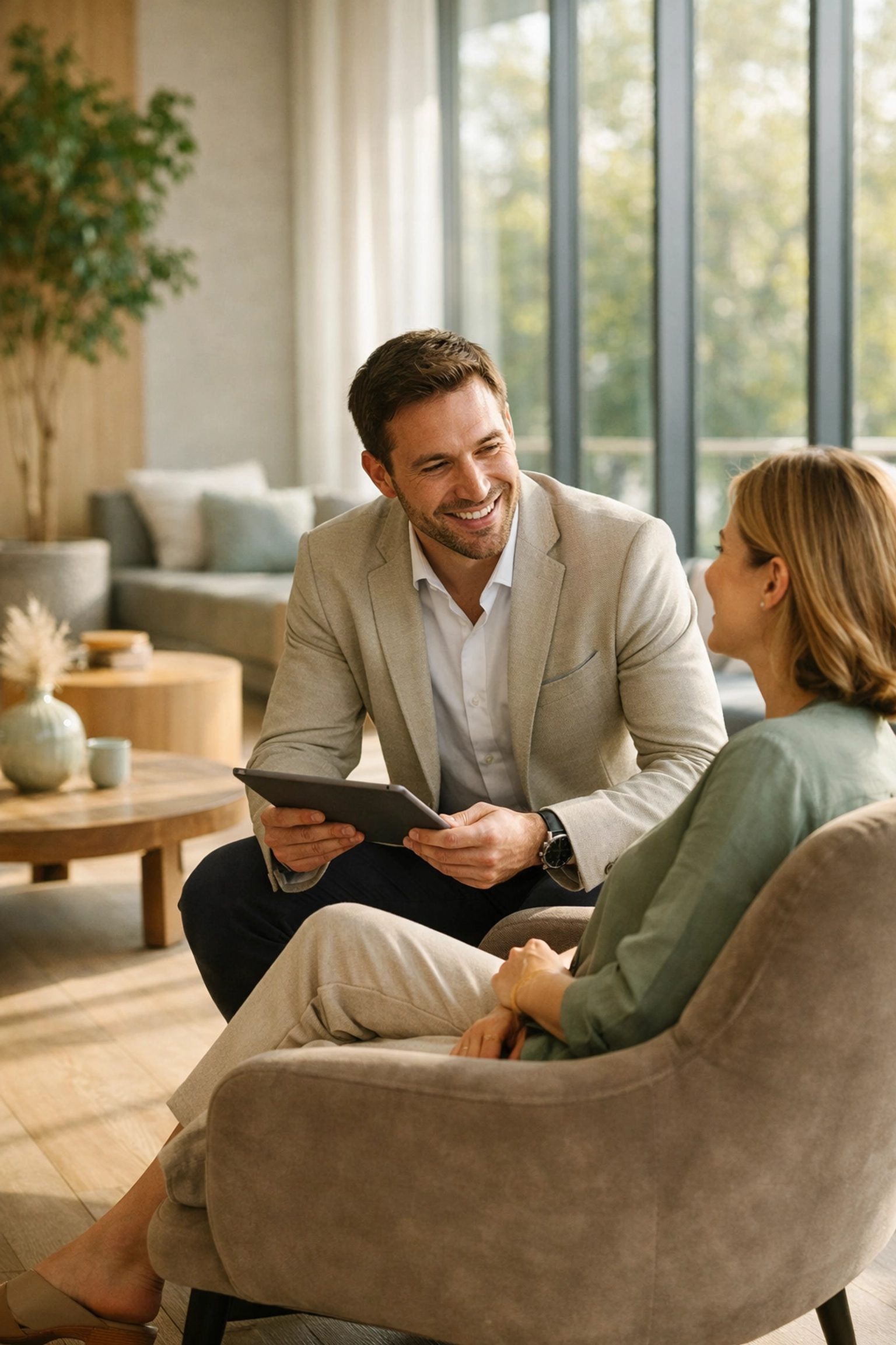 Modern hotel guest experience technology allowing staff to assist guests without a traditional front desk.