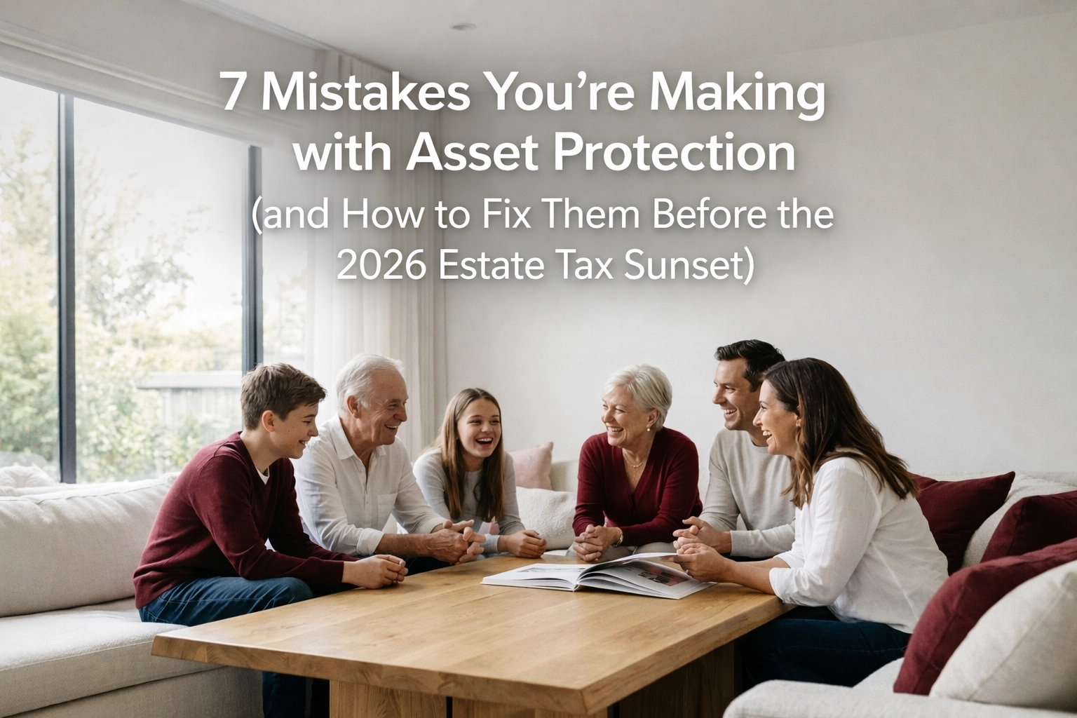[HERO] 7 Mistakes You’re Making with Asset Protection (and How to Fix Them Before the 2026 Estate Tax Sunset)